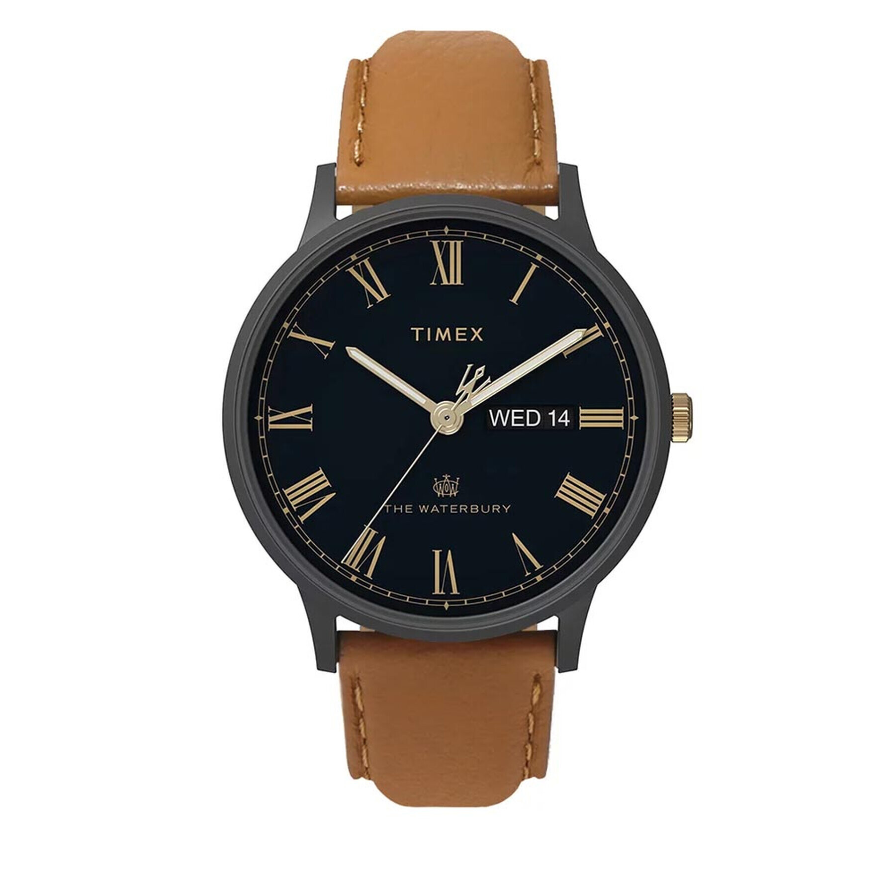 Timex Hodinky Waterbury 40mm Date TW2U88500 Hnedá - Pepit.sk