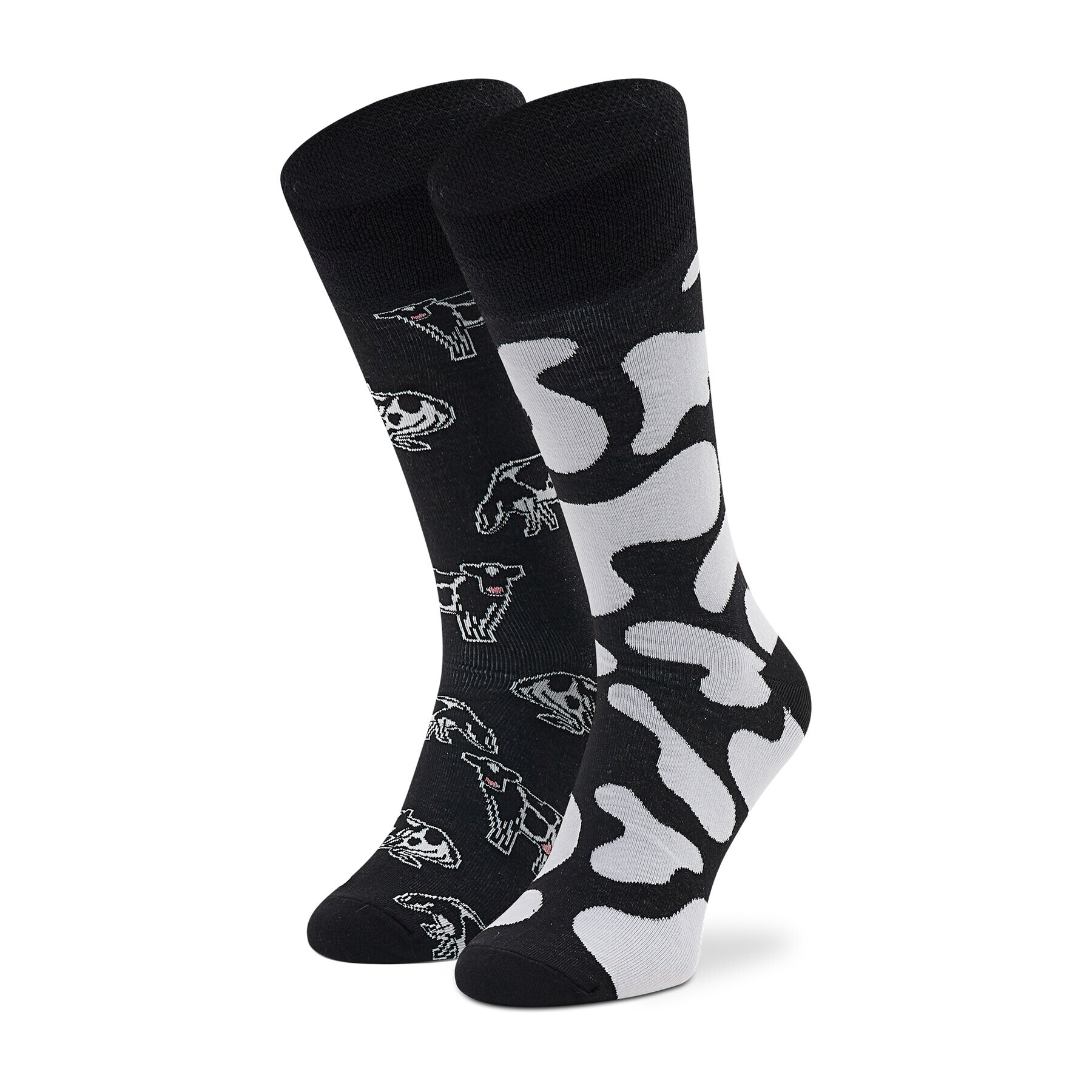 Todo Socks Ponožky Vysoké Unisex Wow Cow Čierna - Pepit.sk