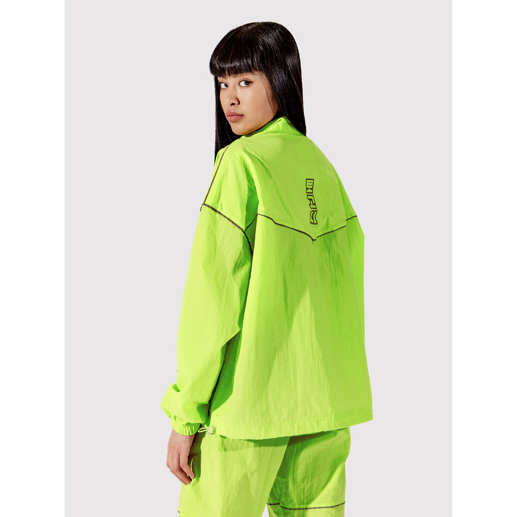 Togoshi Bunda anorak TG22-KUD003 Zelená Oversize - Pepit.sk