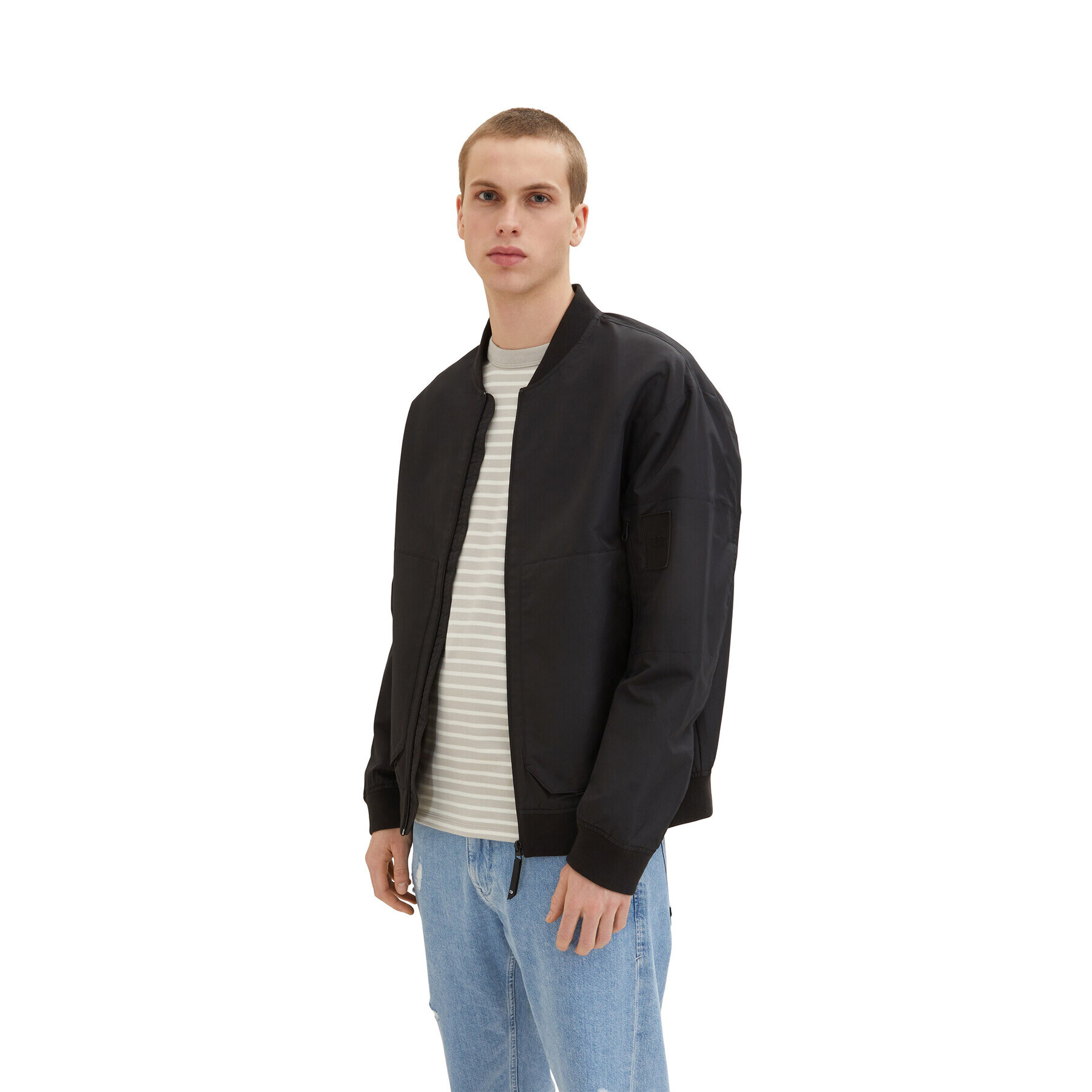 Tom Tailor Denim Bundy bomber 1034850 Čierna - Pepit.sk