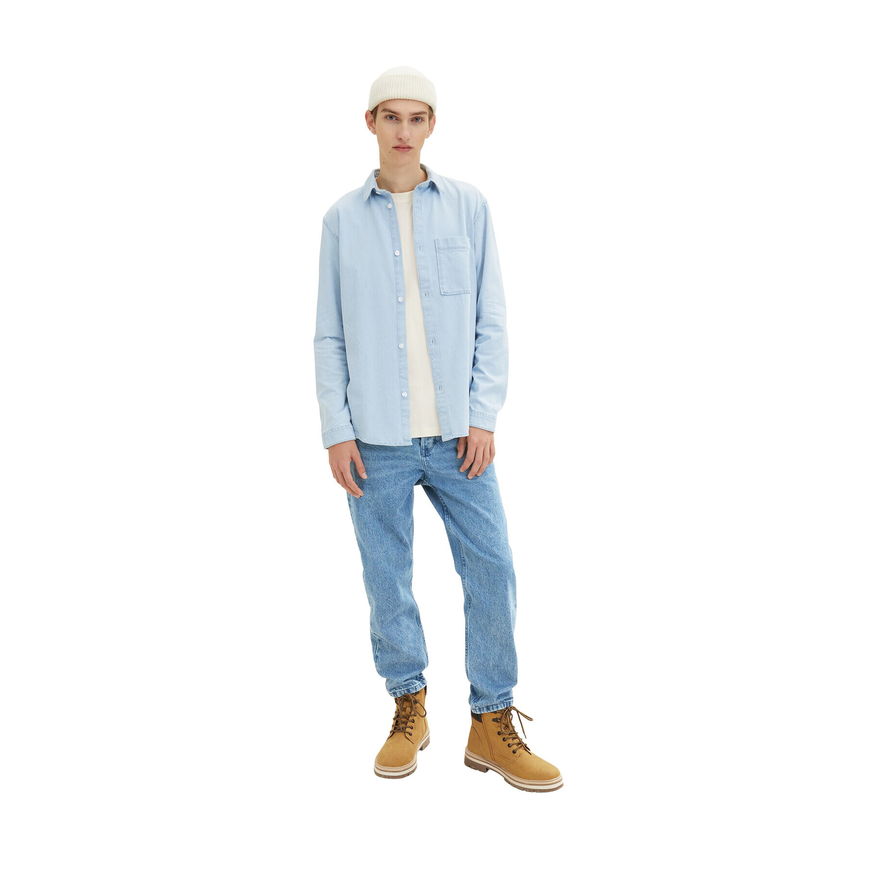 Tom Tailor Denim Košeľa 1034906 Modrá - Pepit.sk