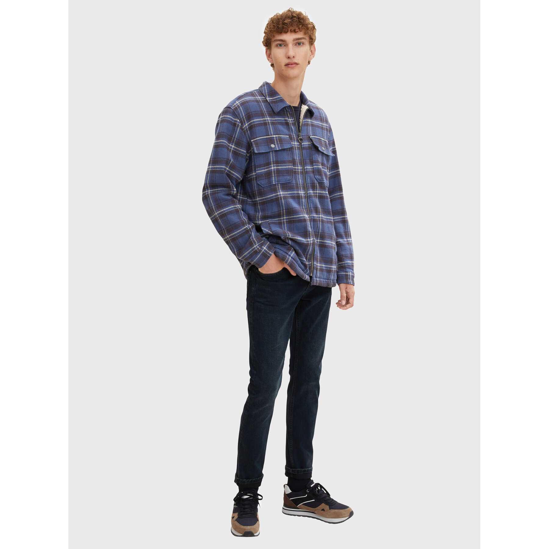 Tom Tailor Denim Prechodná bunda 1032386 Tmavomodrá Relaxed Fit - Pepit.sk