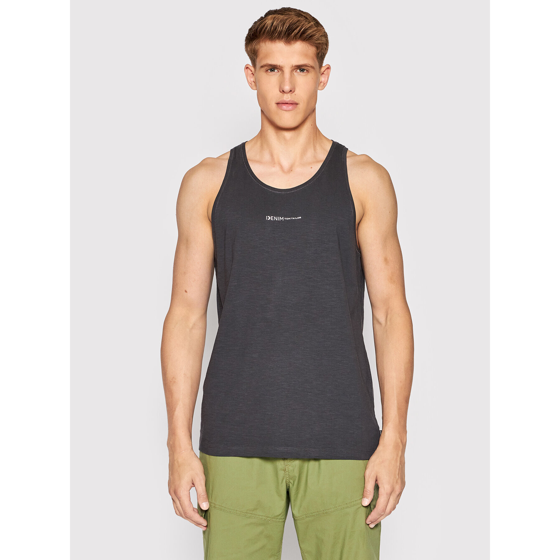 Tom Tailor Denim Tank top 1031147 Čierna Relaxed Fit - Pepit.sk