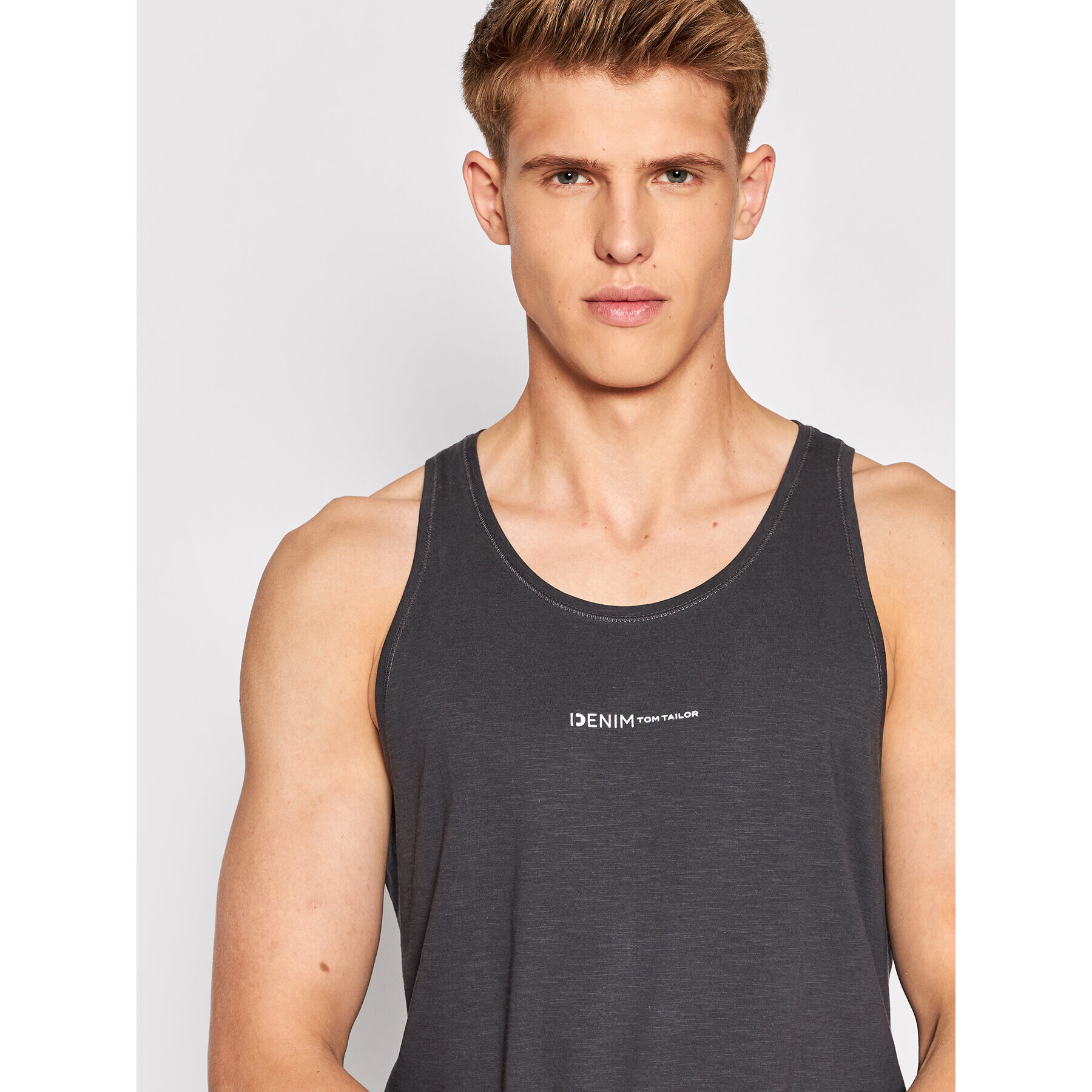 Tom Tailor Denim Tank top 1031147 Čierna Relaxed Fit - Pepit.sk