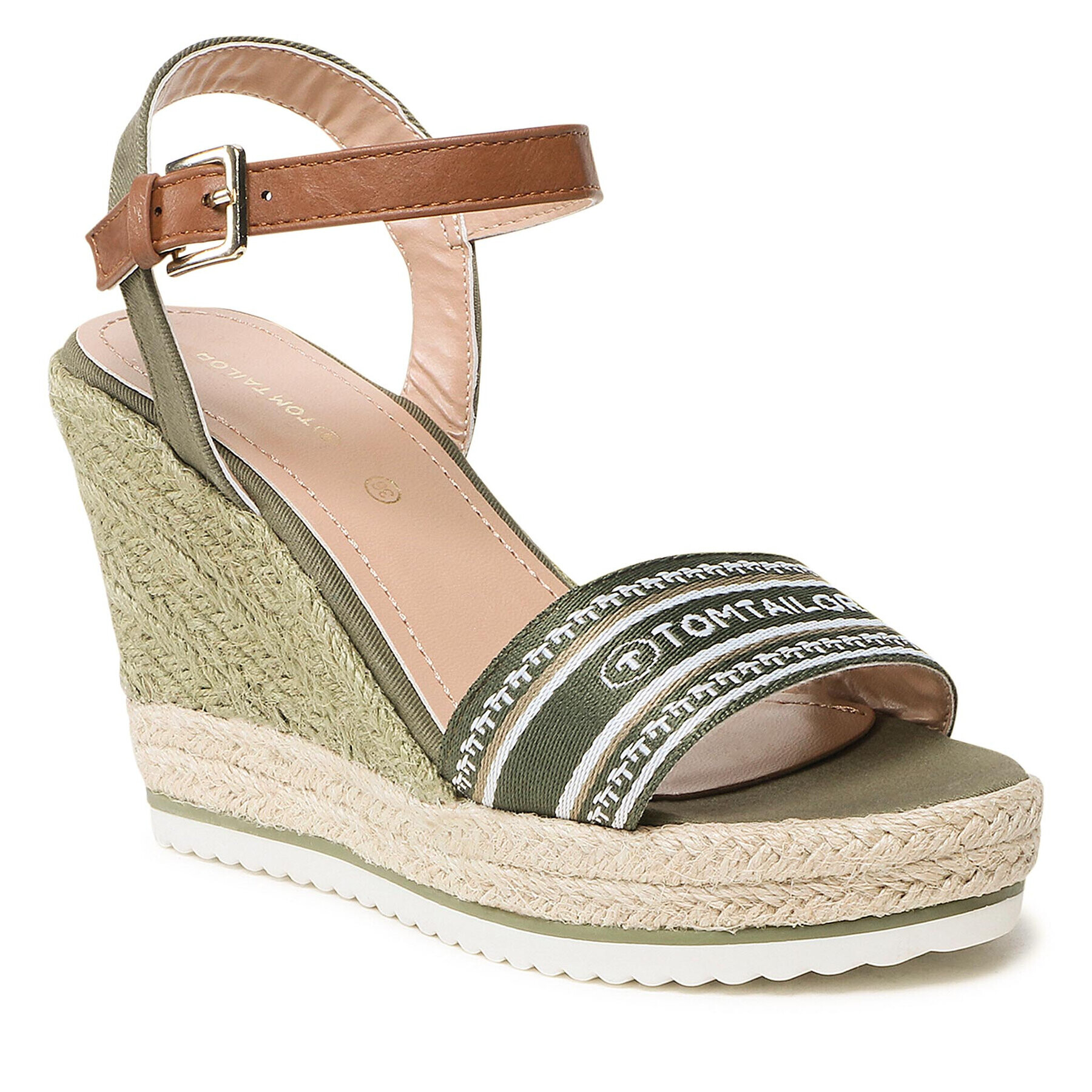 Tom Tailor Espadrilky 3290207 Zelená - Pepit.sk