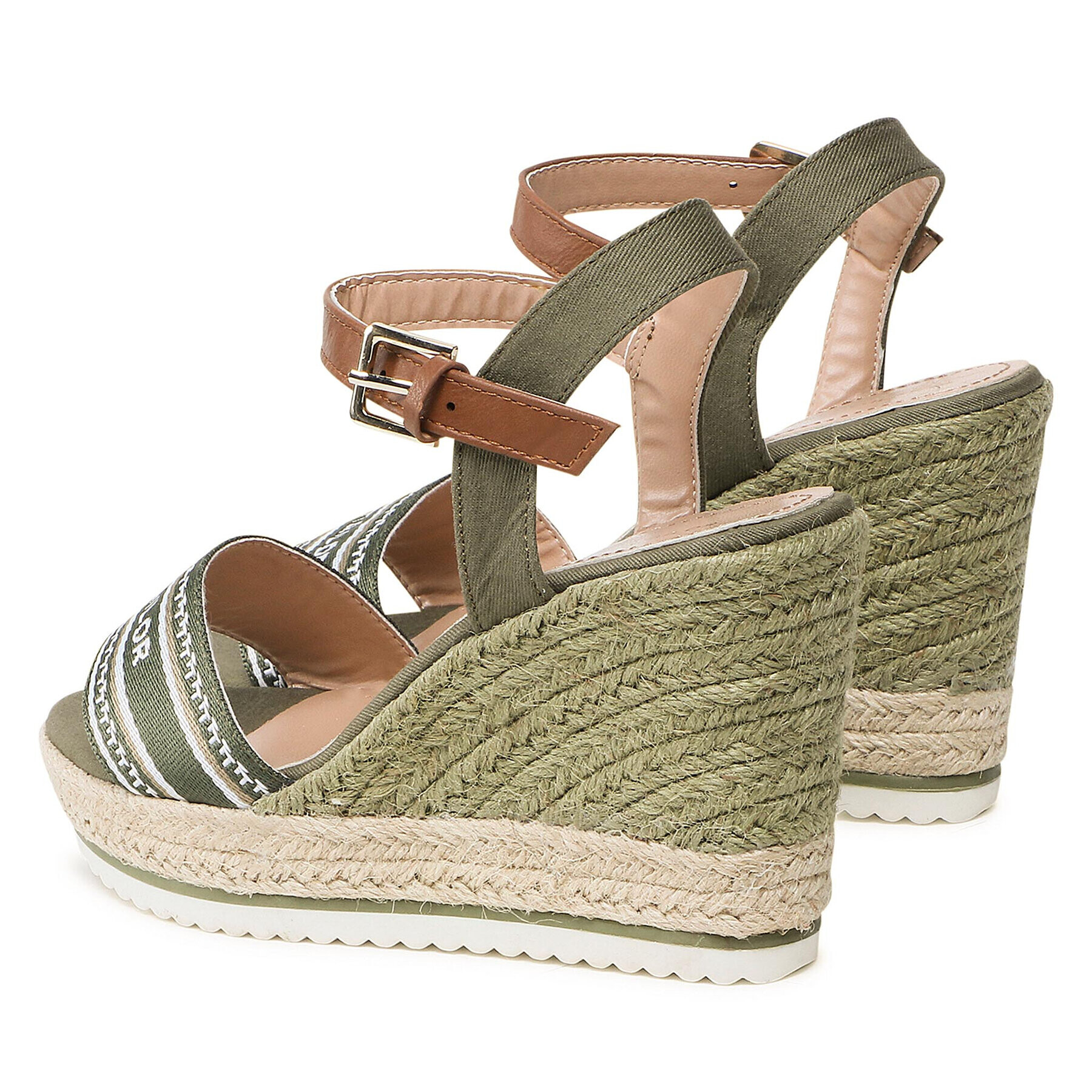 Tom Tailor Espadrilky 3290207 Zelená - Pepit.sk