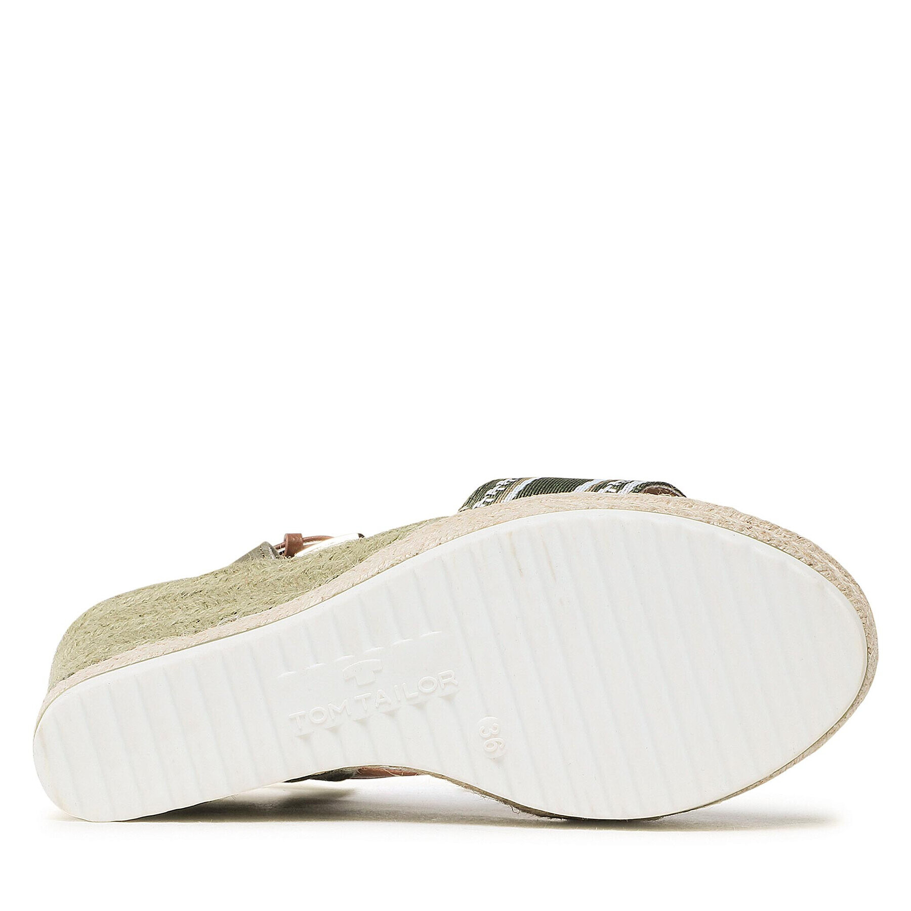 Tom Tailor Espadrilky 3290207 Zelená - Pepit.sk