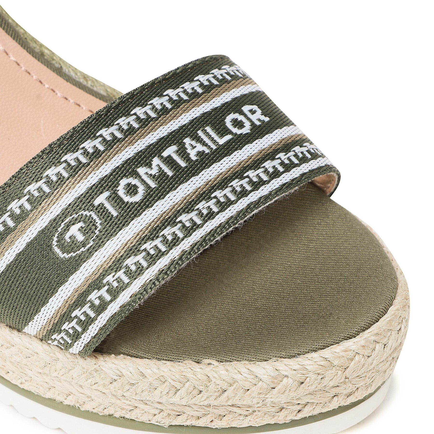 Tom Tailor Espadrilky 3290207 Zelená - Pepit.sk