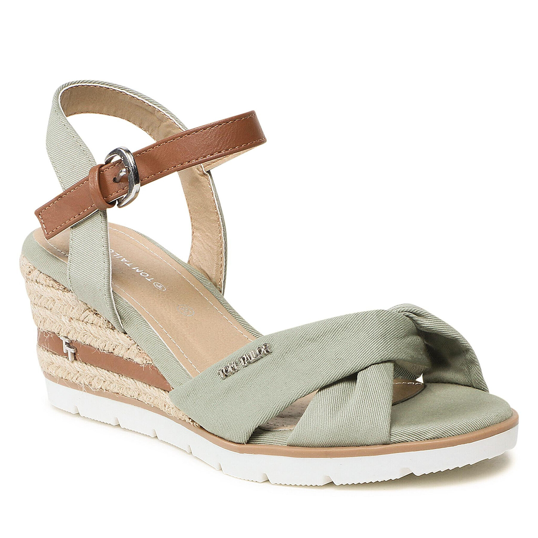 Tom Tailor Espadrilky 3290403 Zelená - Pepit.sk