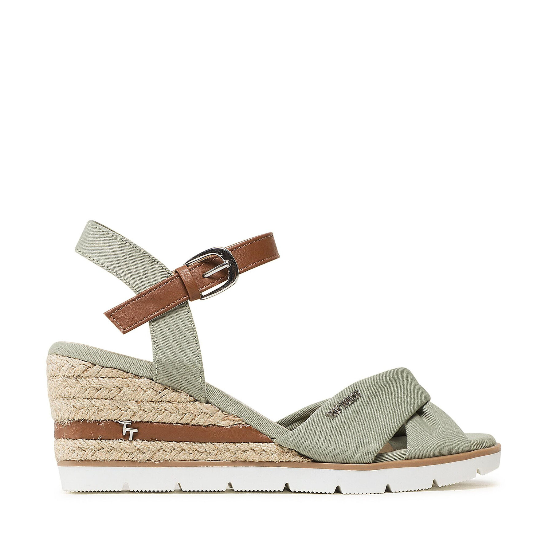 Tom Tailor Espadrilky 3290403 Zelená - Pepit.sk