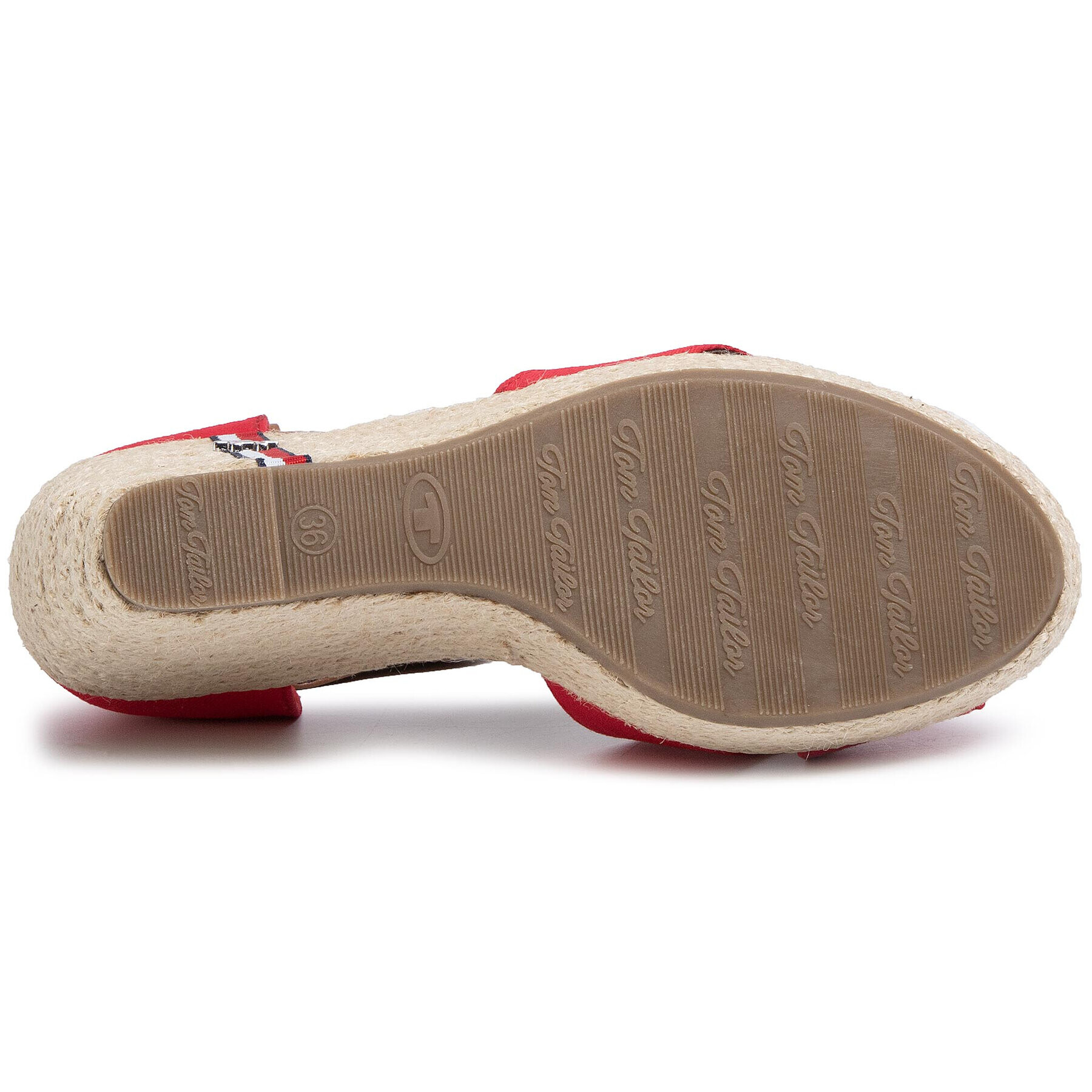 Tom Tailor Espadrilky 809080900 Červená - Pepit.sk