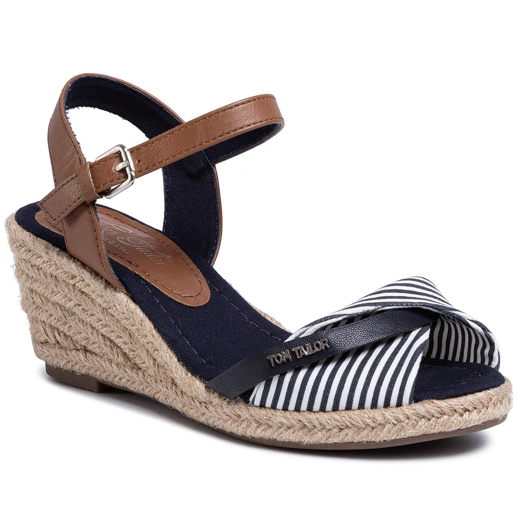 Tom Tailor Espadrilky 8090907 Tmavomodrá - Pepit.sk