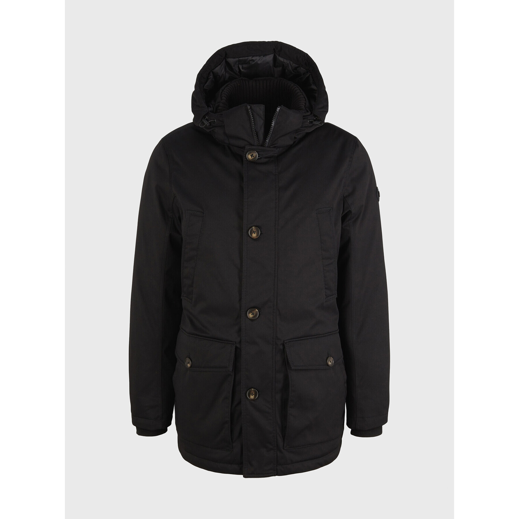 Tom Tailor Parka 1032495 Čierna Regular Fit - Pepit.sk