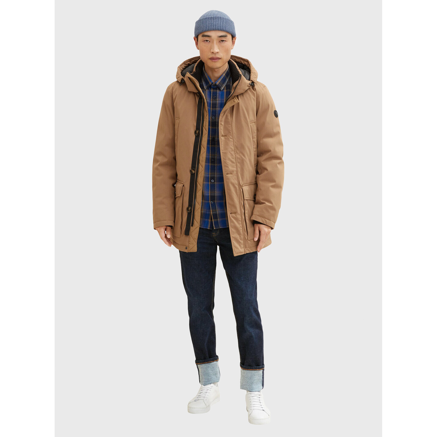 Tom Tailor Parka 1032495 Hnedá Regular Fit - Pepit.sk