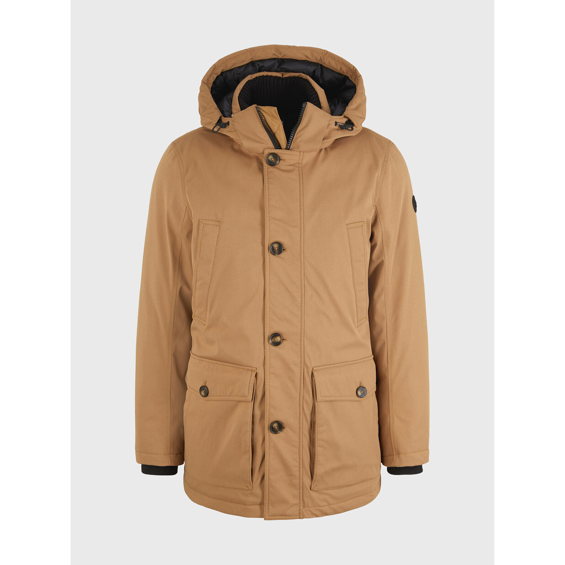 Tom Tailor Parka 1032495 Hnedá Regular Fit - Pepit.sk