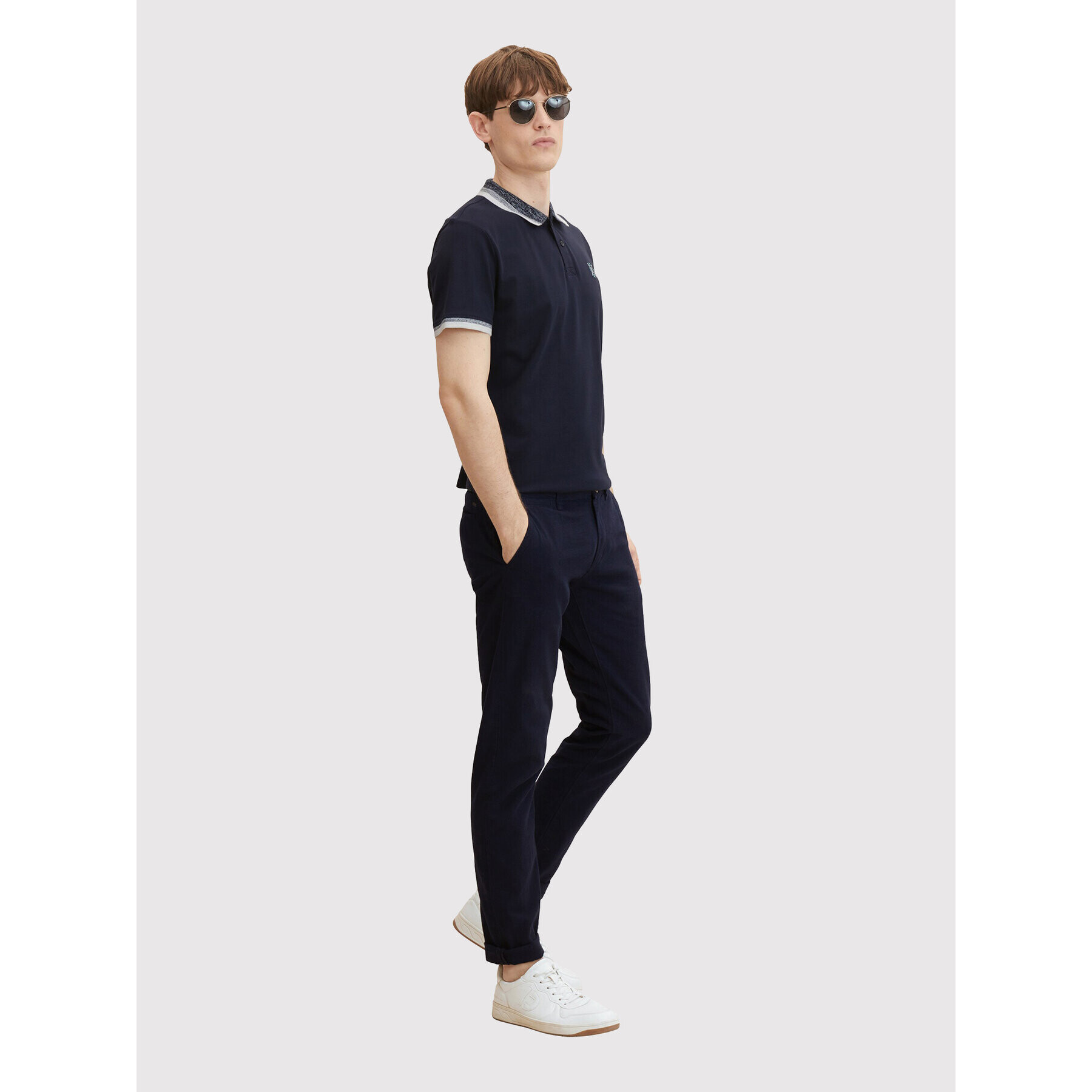 Tom Tailor Polokošeľa 1031604 Tmavomodrá Regular Fit - Pepit.sk