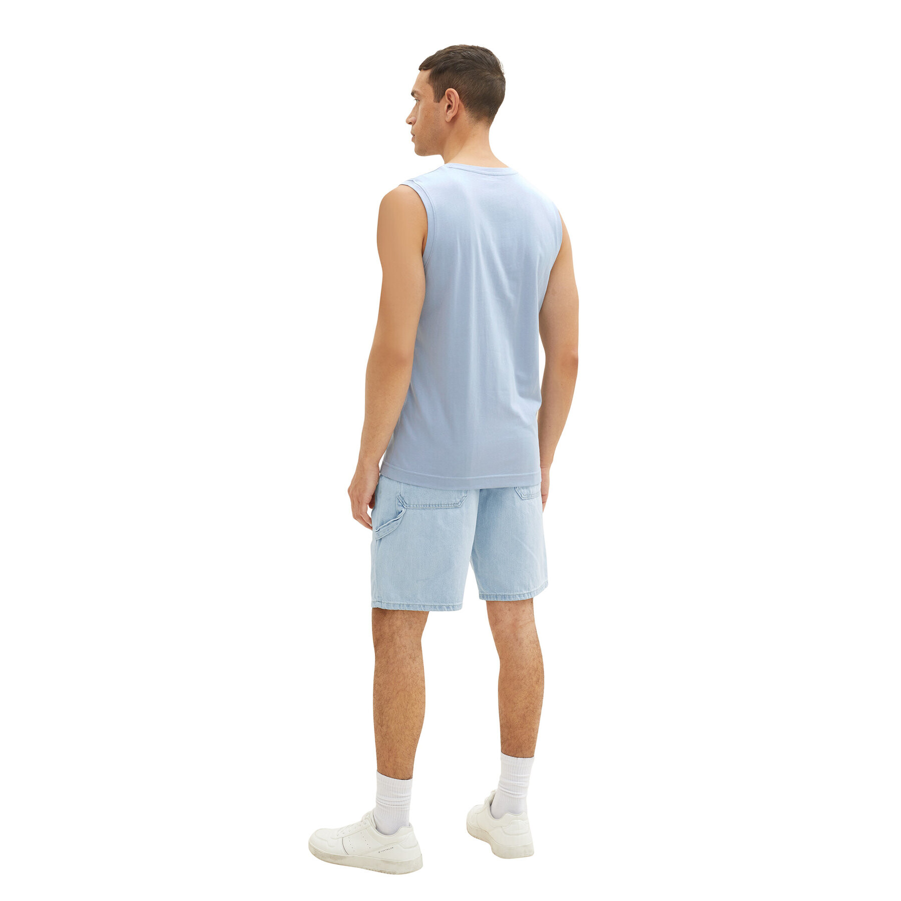 Tom Tailor Tank top 1036574 Modrá Regular Fit - Pepit.sk