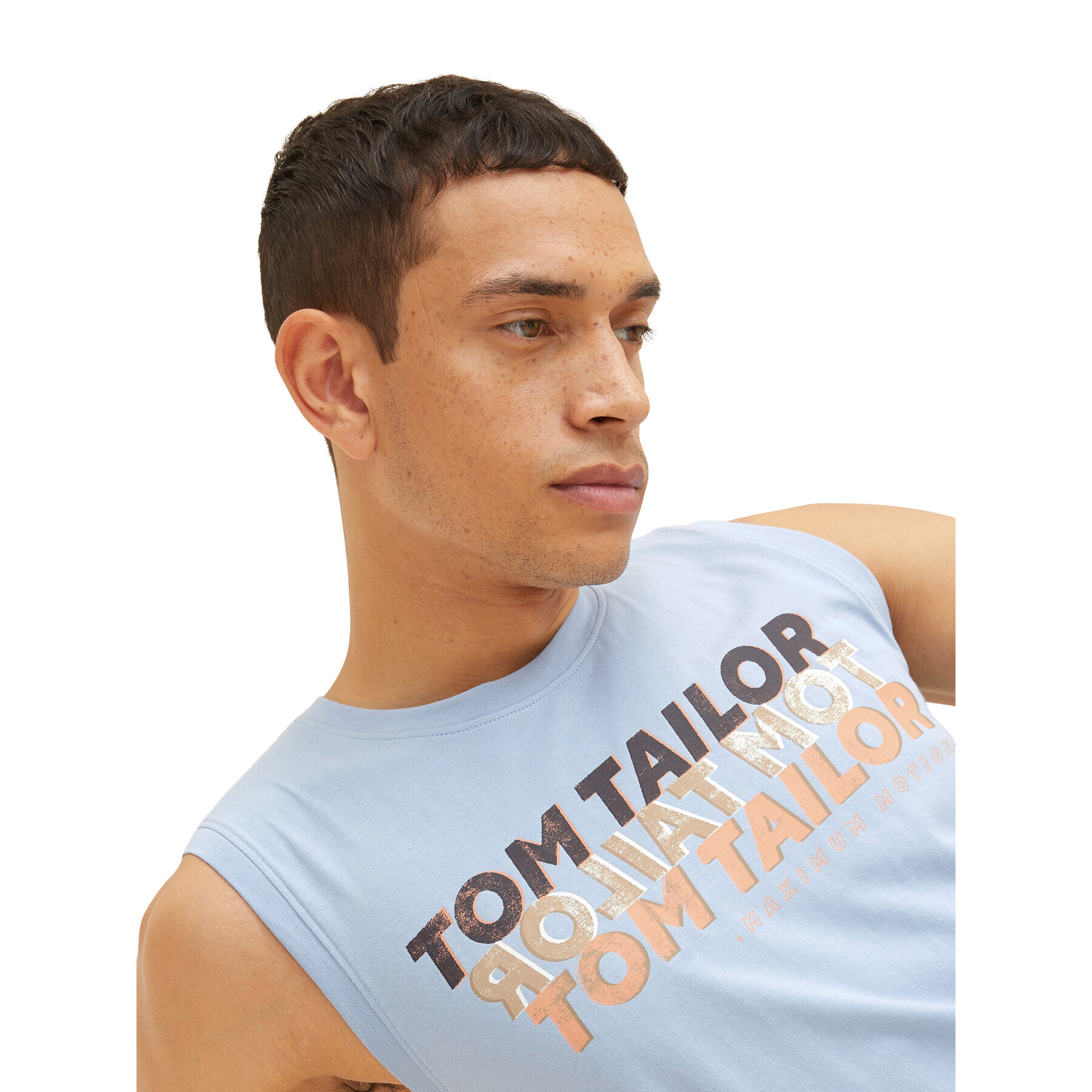 Tom Tailor Tank top 1036574 Modrá Regular Fit - Pepit.sk