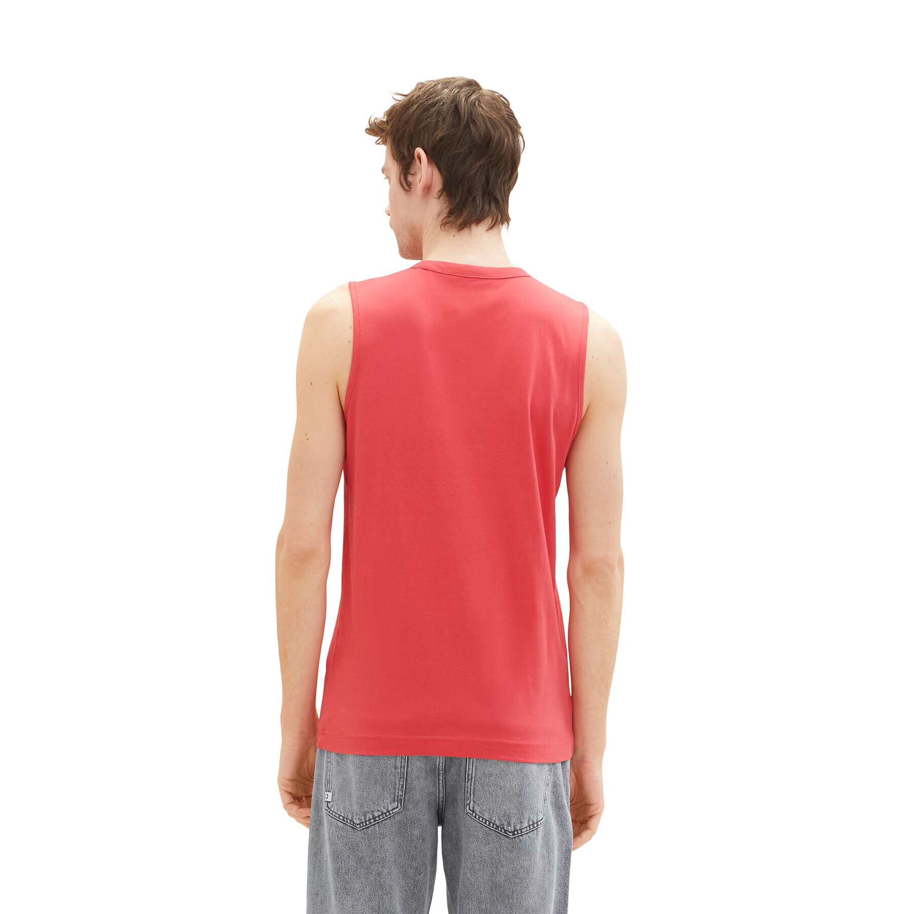 Tom Tailor Tank top 1037261 Červená Regular Fit - Pepit.sk