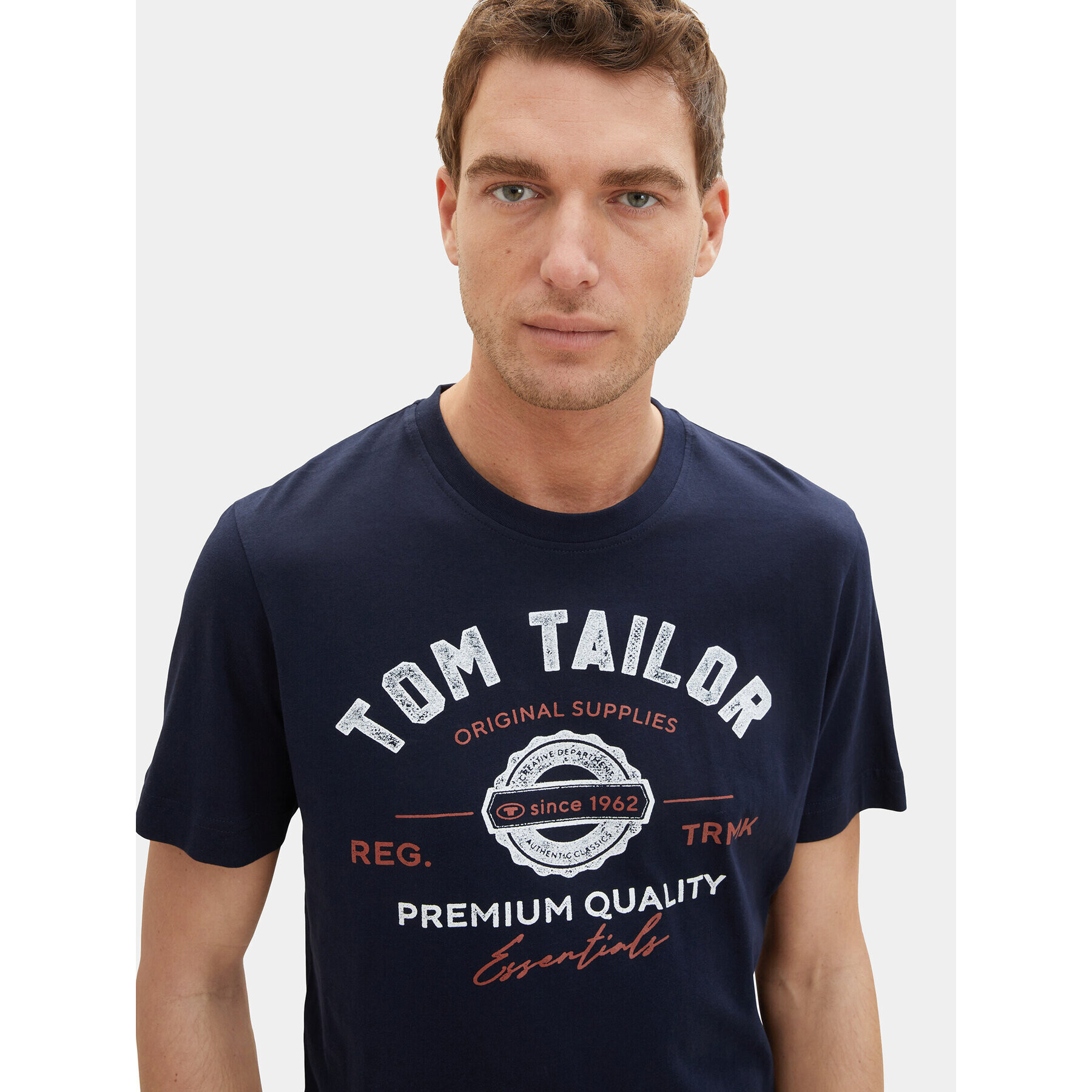 Tom Tailor Tričko 1037735 Tmavomodrá Regular Fit - Pepit.sk