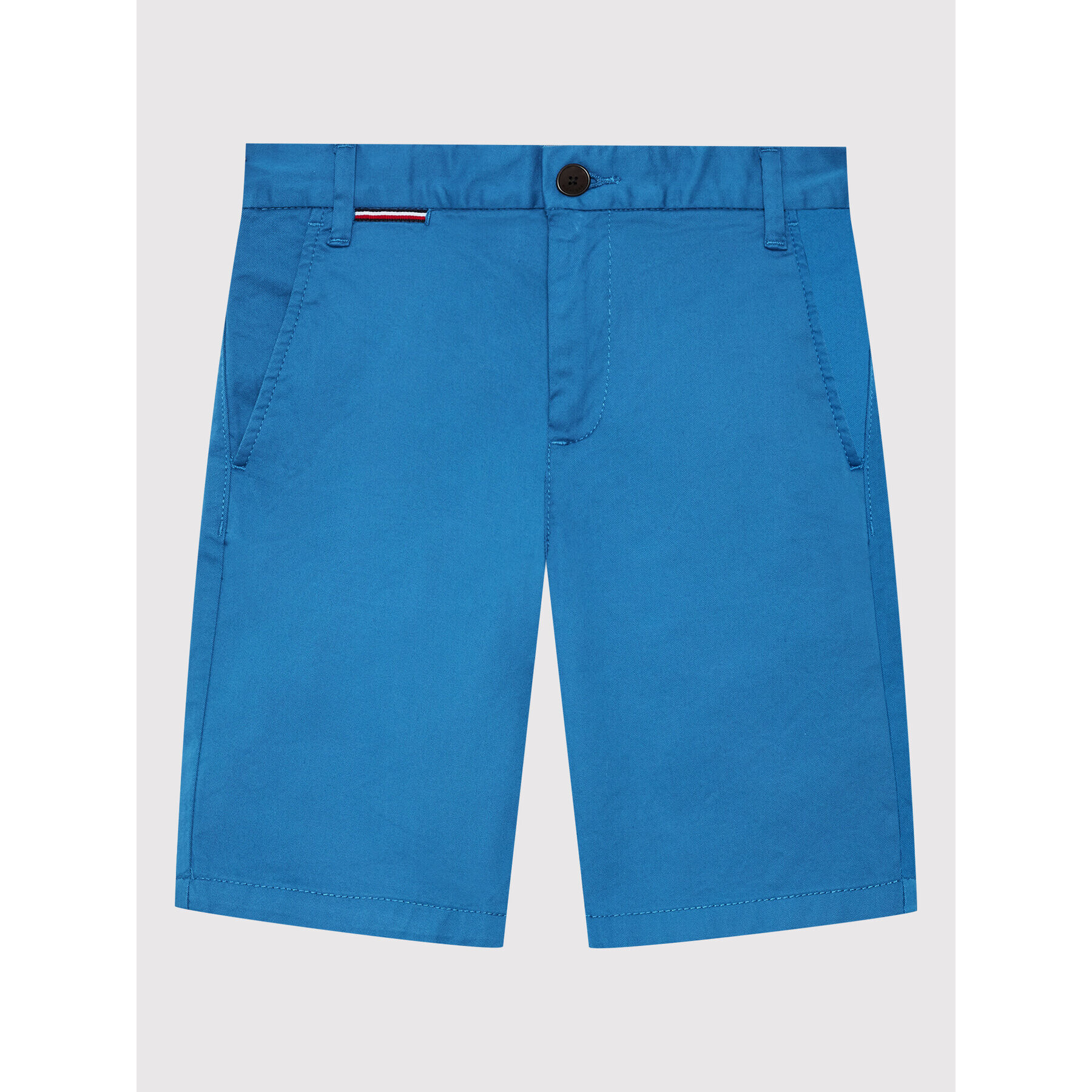 Tommy Hilfiger Bavlnené šortky Chino KB0KB07405 D Modrá Slim Fit - Pepit.sk