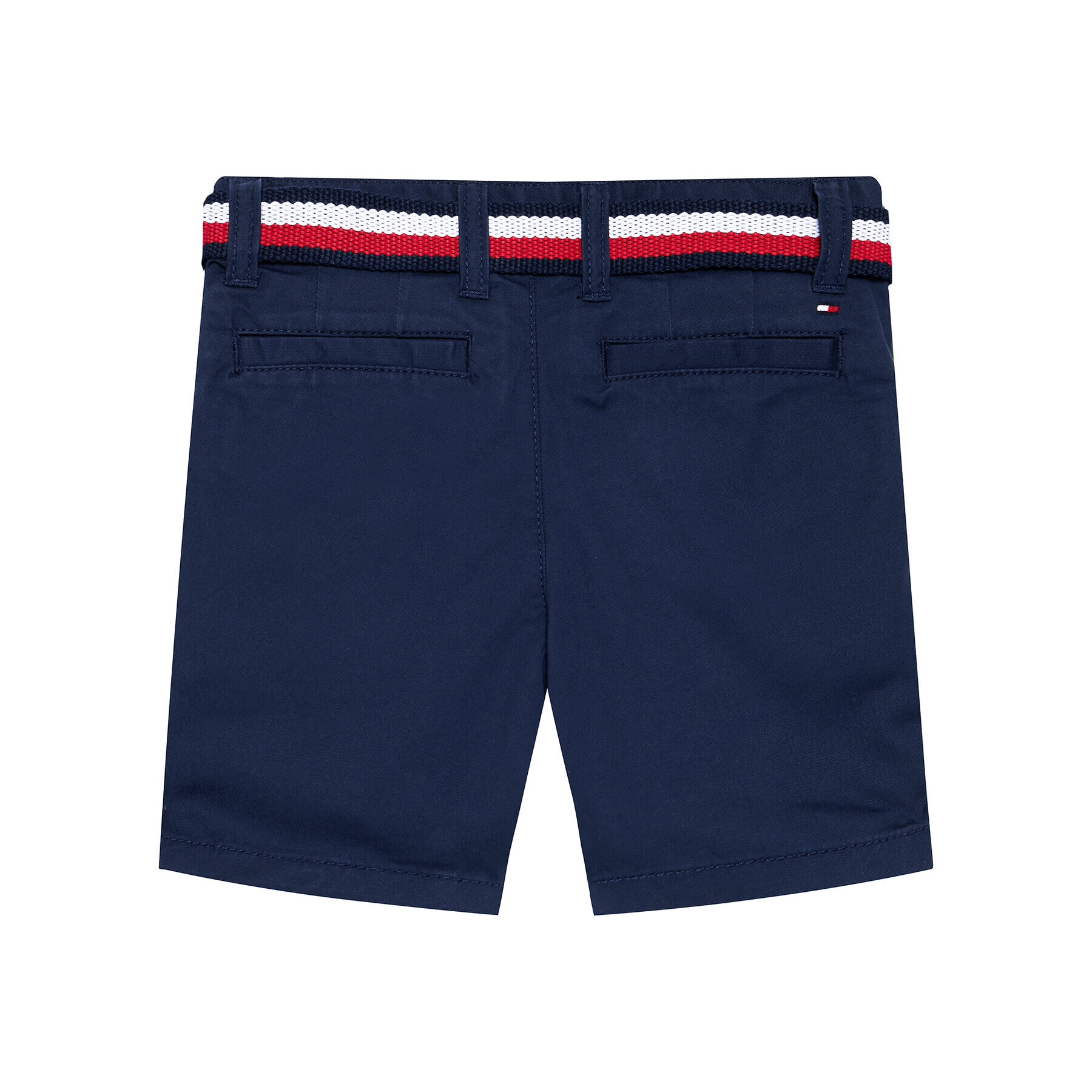 Tommy Hilfiger Bavlnené šortky Essential Belted Chino KB0KB05769 D Tmavomodrá Slim Fit - Pepit.sk