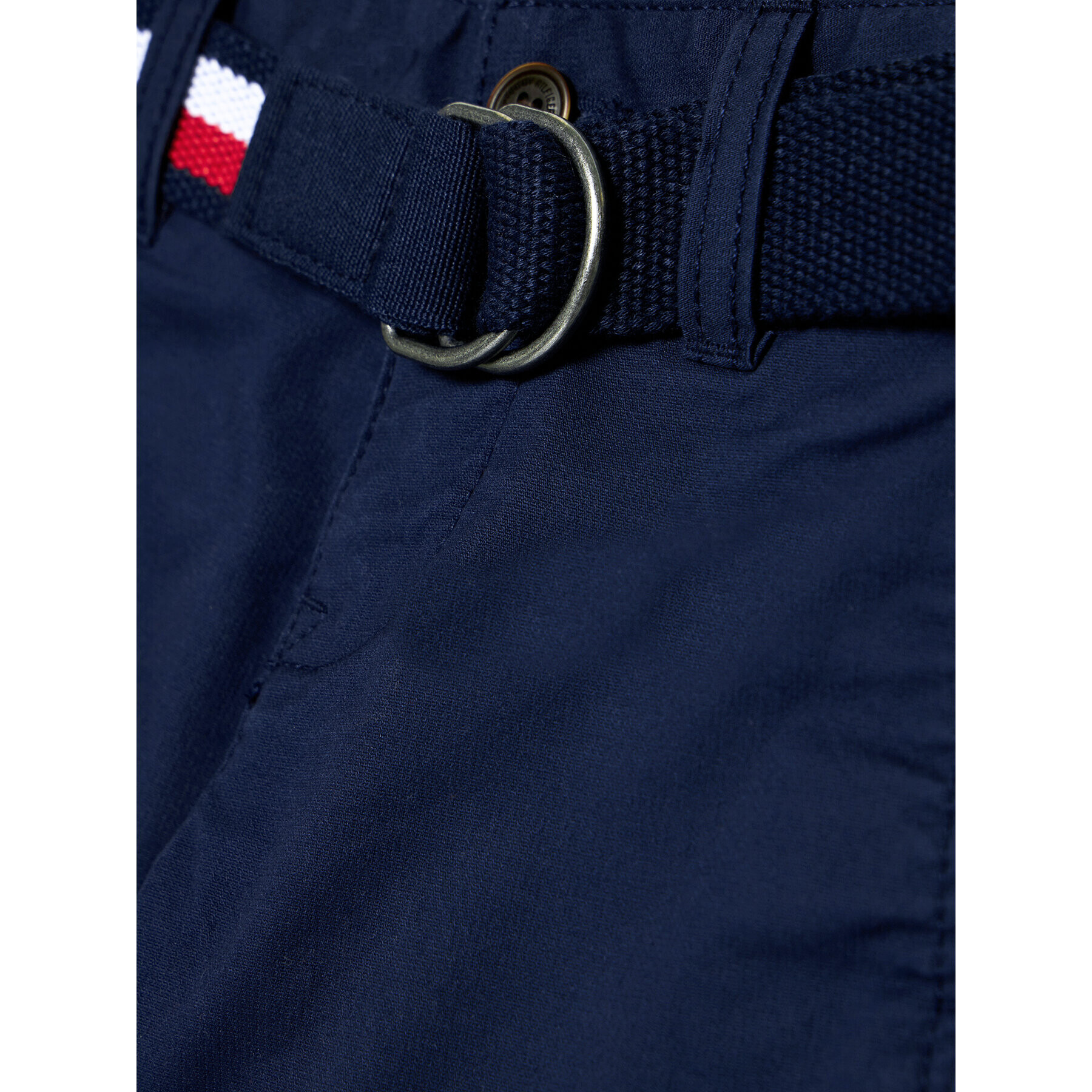 Tommy Hilfiger Bavlnené šortky Essential Belted Chino KB0KB05769 D Tmavomodrá Slim Fit - Pepit.sk