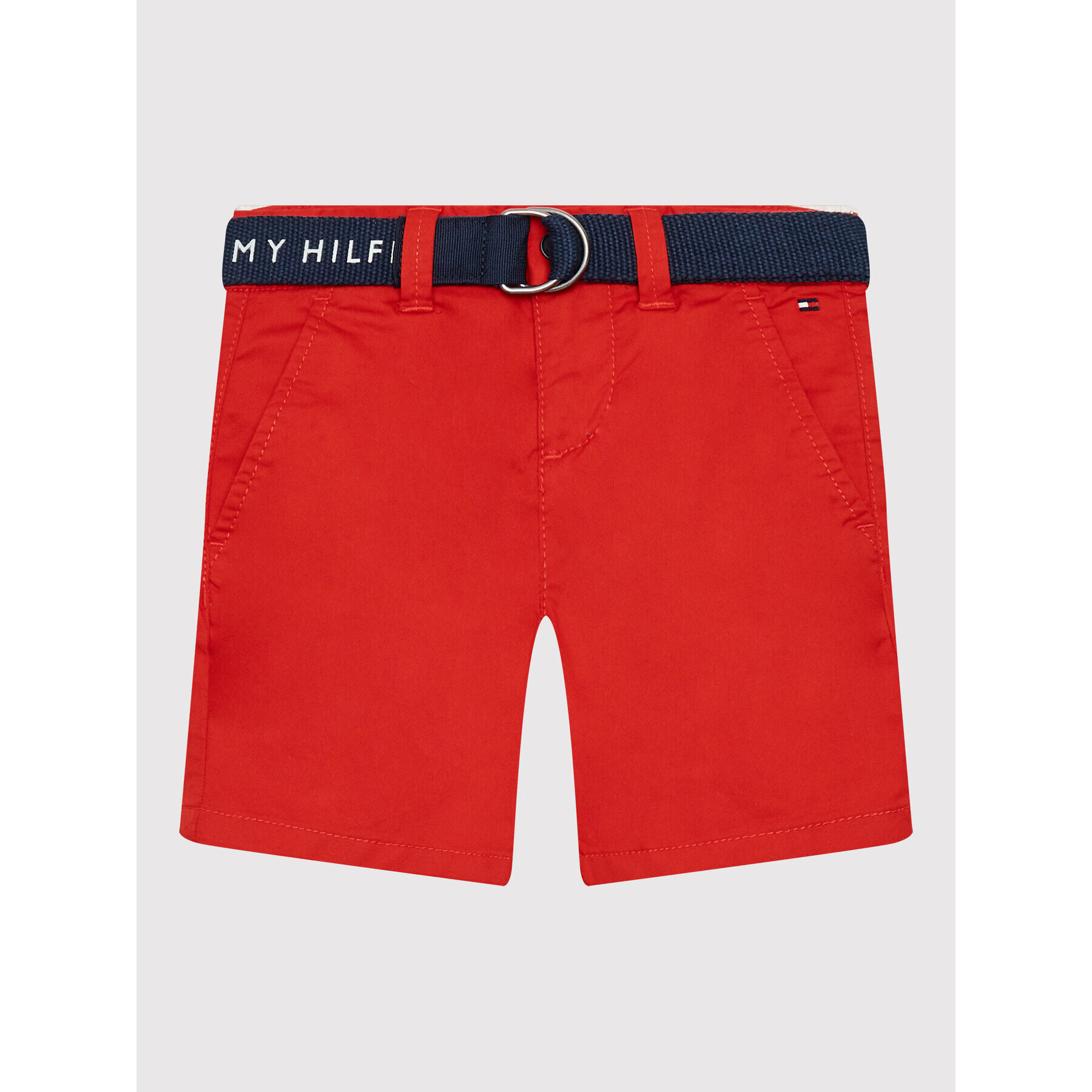 Tommy Hilfiger Bavlnené šortky Essential KB0KB07399 M Červená Slim Fit - Pepit.sk