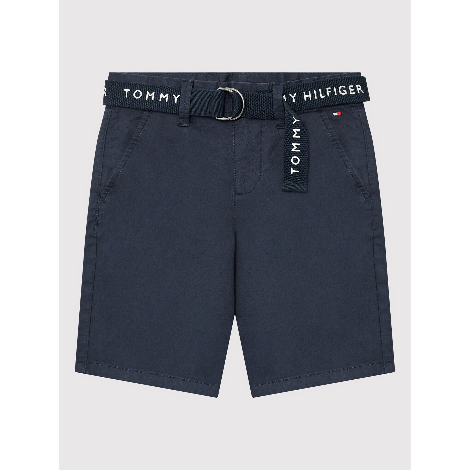 Tommy Hilfiger Bavlnené šortky Essential KB0KB07399 Tmavomodrá Slim Fit - Pepit.sk