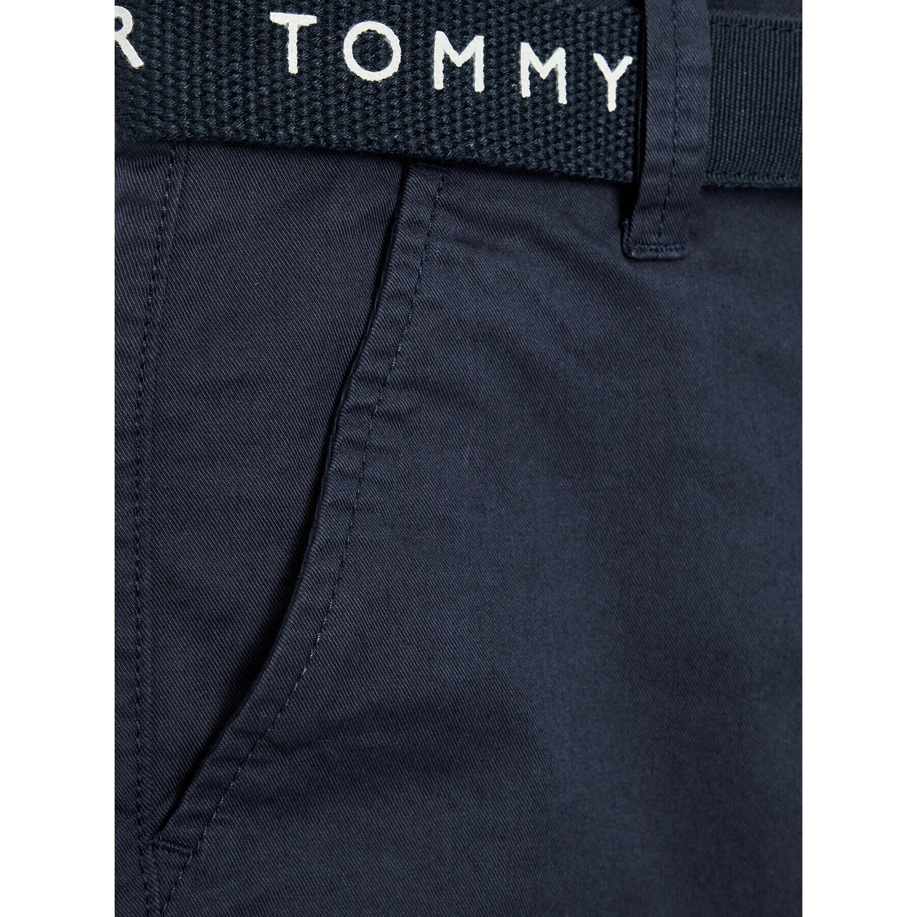 Tommy Hilfiger Bavlnené šortky Essential KB0KB07399 Tmavomodrá Slim Fit - Pepit.sk