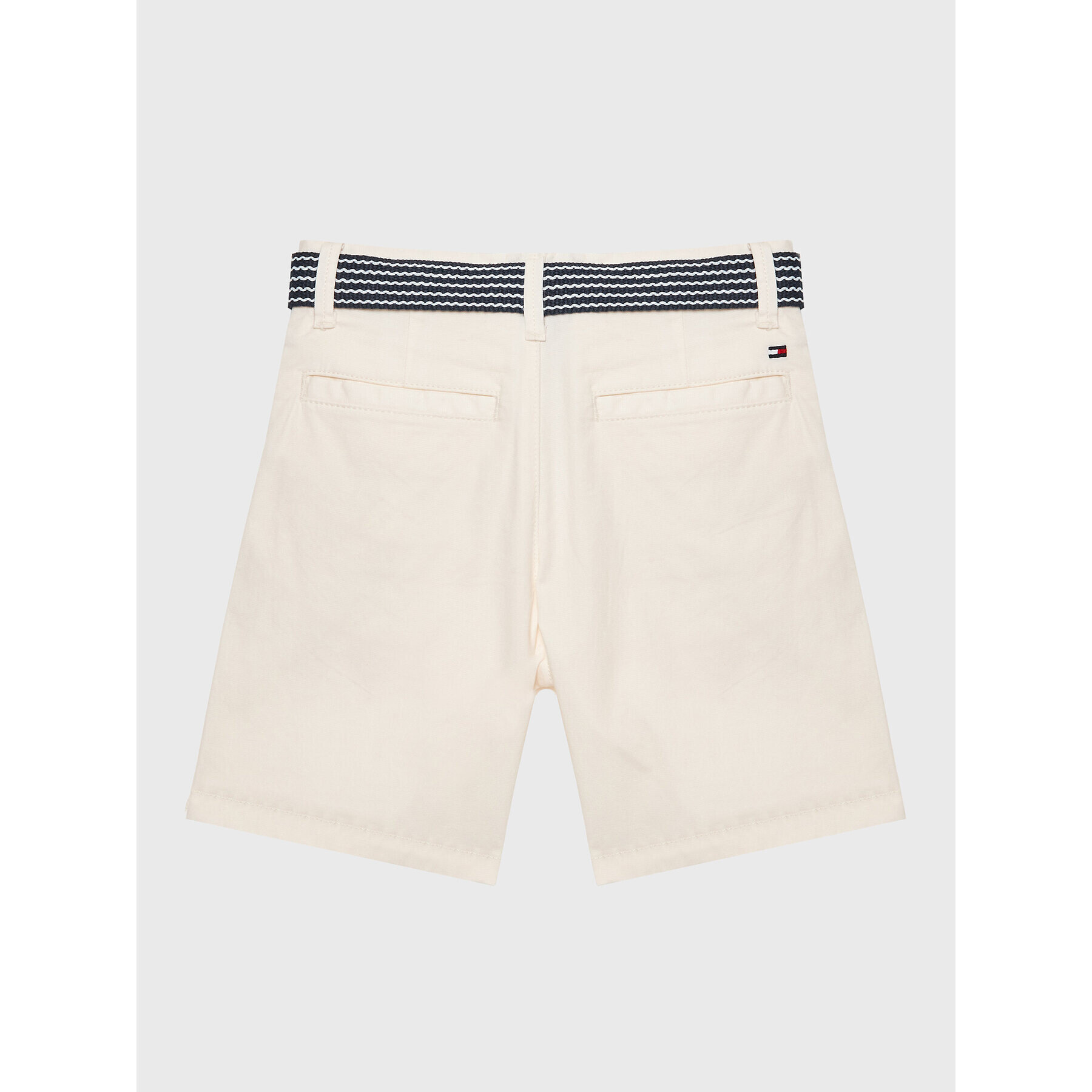 Tommy Hilfiger Bavlnené šortky Essential KB0KB08127 D Biela Slim Fit - Pepit.sk