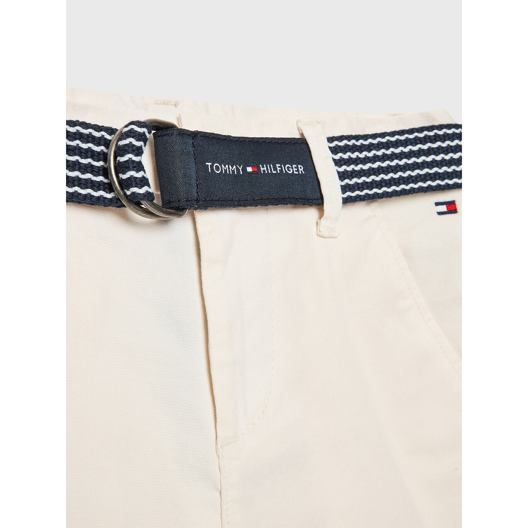 Tommy Hilfiger Bavlnené šortky Essential KB0KB08127 D Biela Slim Fit - Pepit.sk