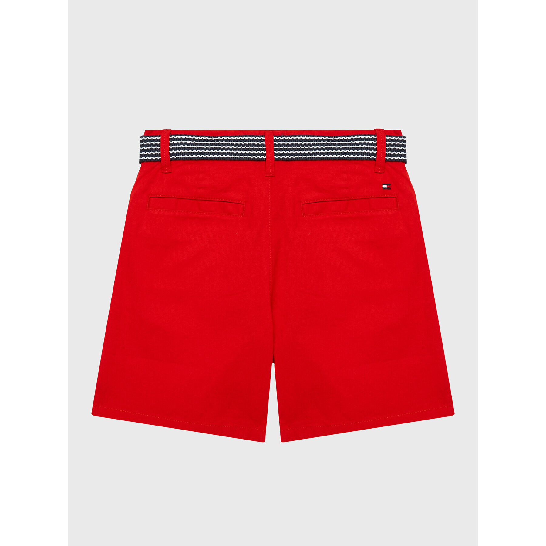 Tommy Hilfiger Bavlnené šortky Essential KB0KB08127 D Červená Slim Fit - Pepit.sk