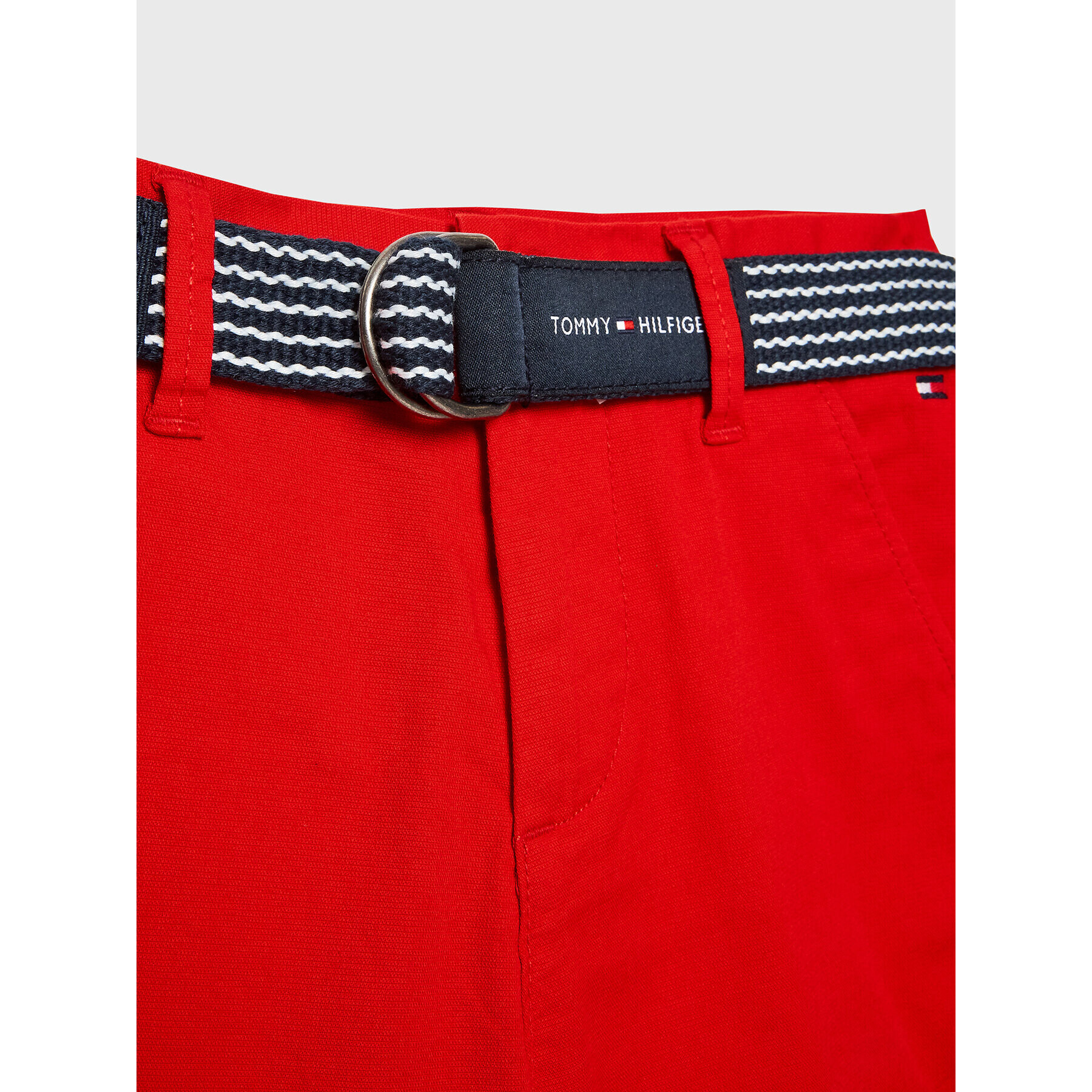 Tommy Hilfiger Bavlnené šortky Essential KB0KB08127 D Červená Slim Fit - Pepit.sk