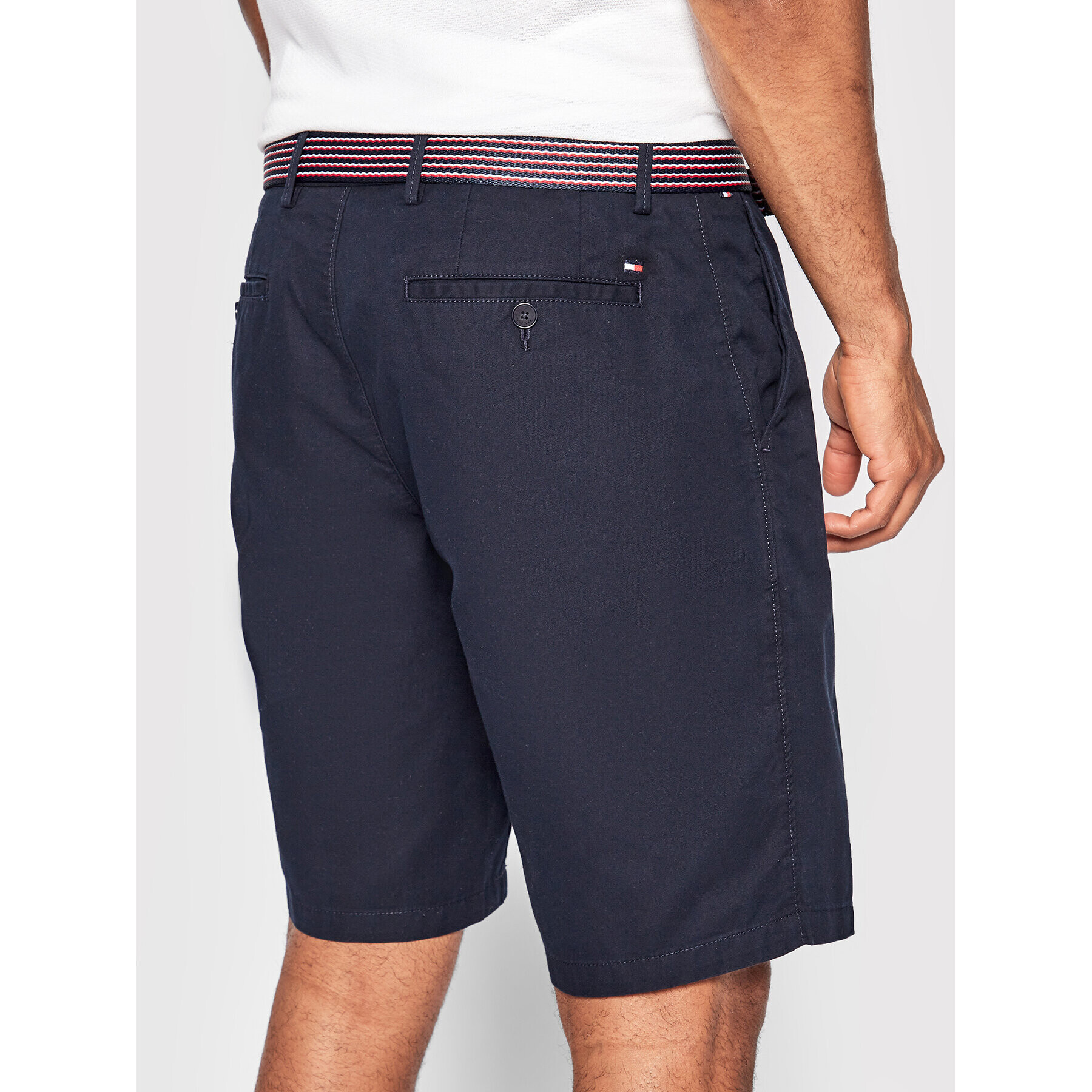 Tommy Hilfiger Bavlnené šortky Harlem MW0MW26620 Tmavomodrá Relaxed Fit - Pepit.sk