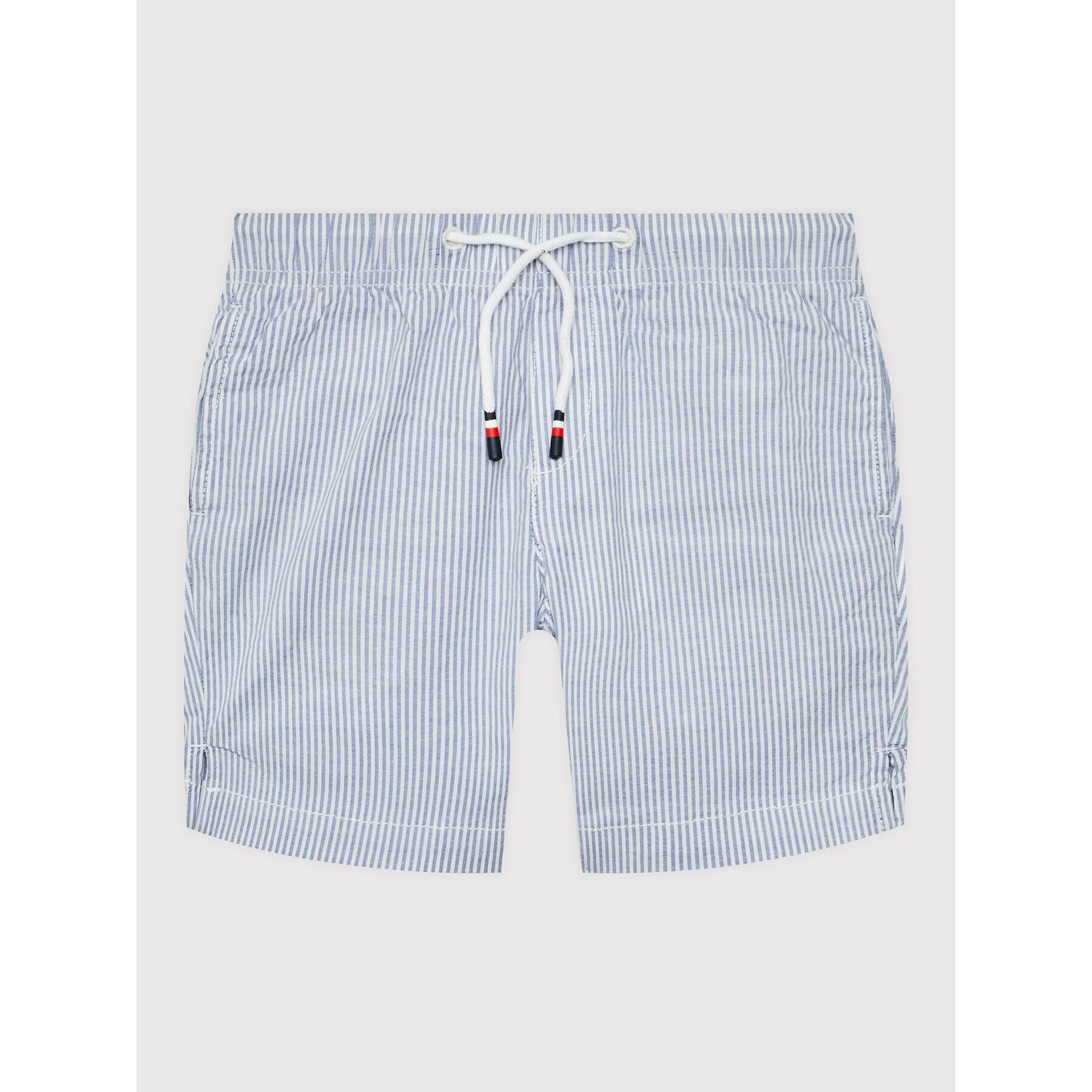 Tommy Hilfiger Bavlnené šortky Seeersucker Pull On KB0KB07404 M Modrá Regular Fit - Pepit.sk