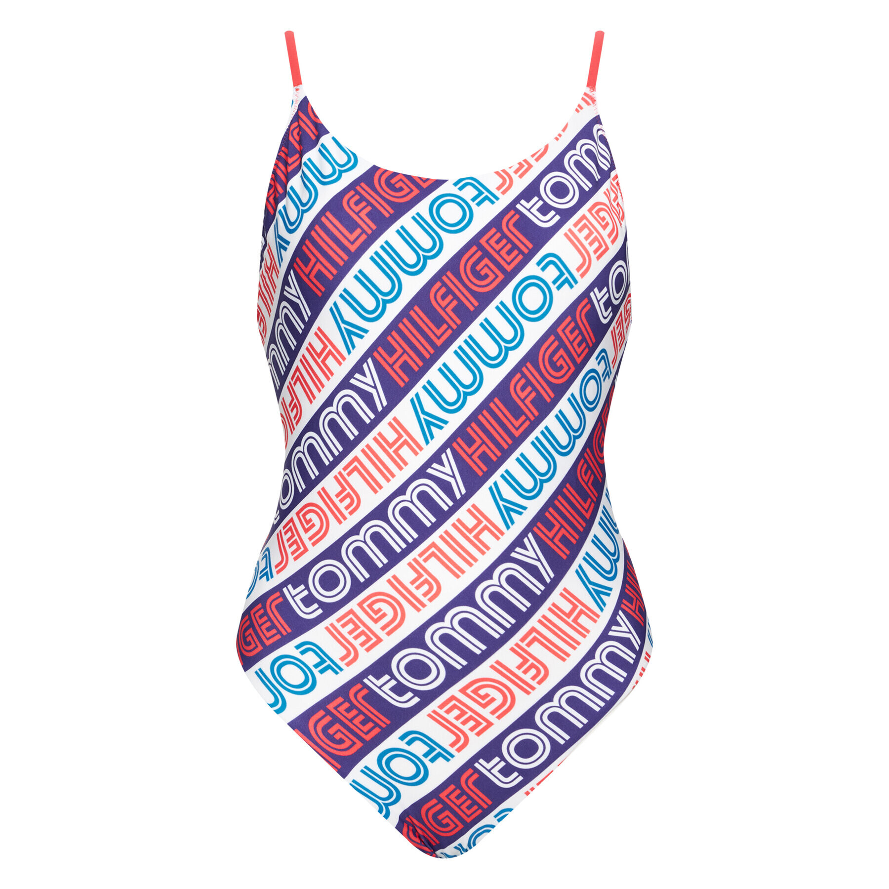 Tommy Hilfiger Bikiny One Piece High Leg UW0UW02144 Farebná - Pepit.sk