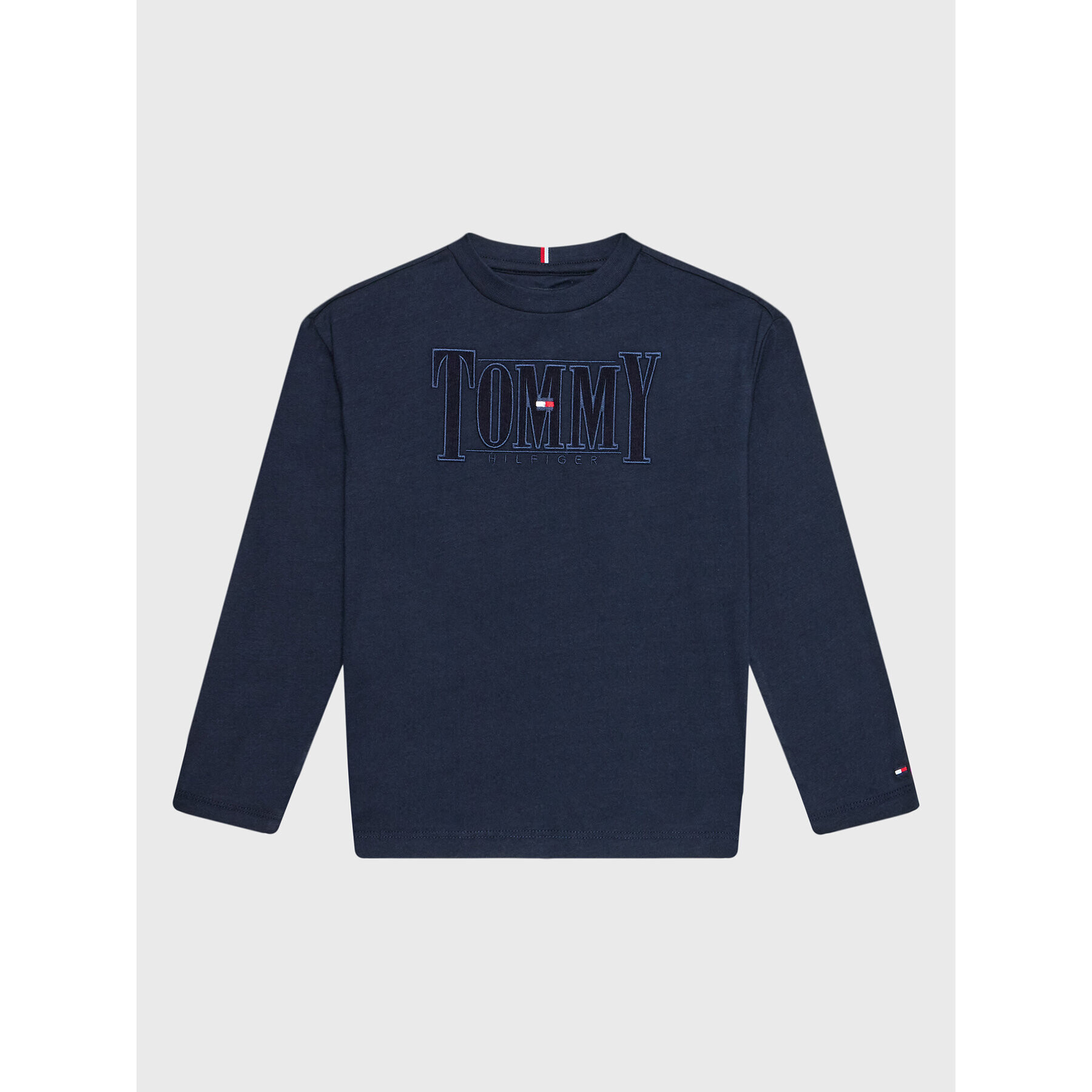 Tommy Hilfiger Blúzka Cord Applique KB0KB07791 D Tmavomodrá Regular Fit - Pepit.sk