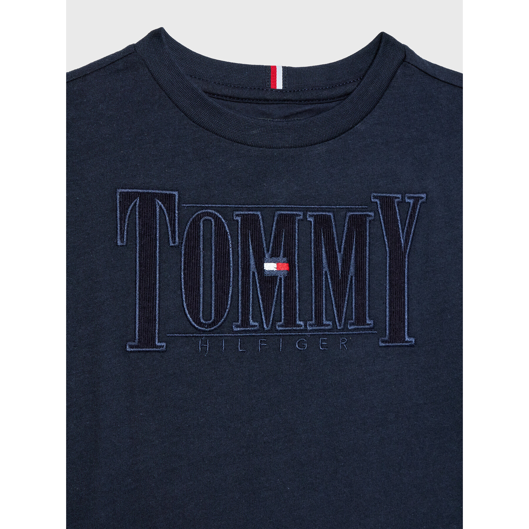 Tommy Hilfiger Blúzka Cord Applique KB0KB07791 D Tmavomodrá Regular Fit - Pepit.sk