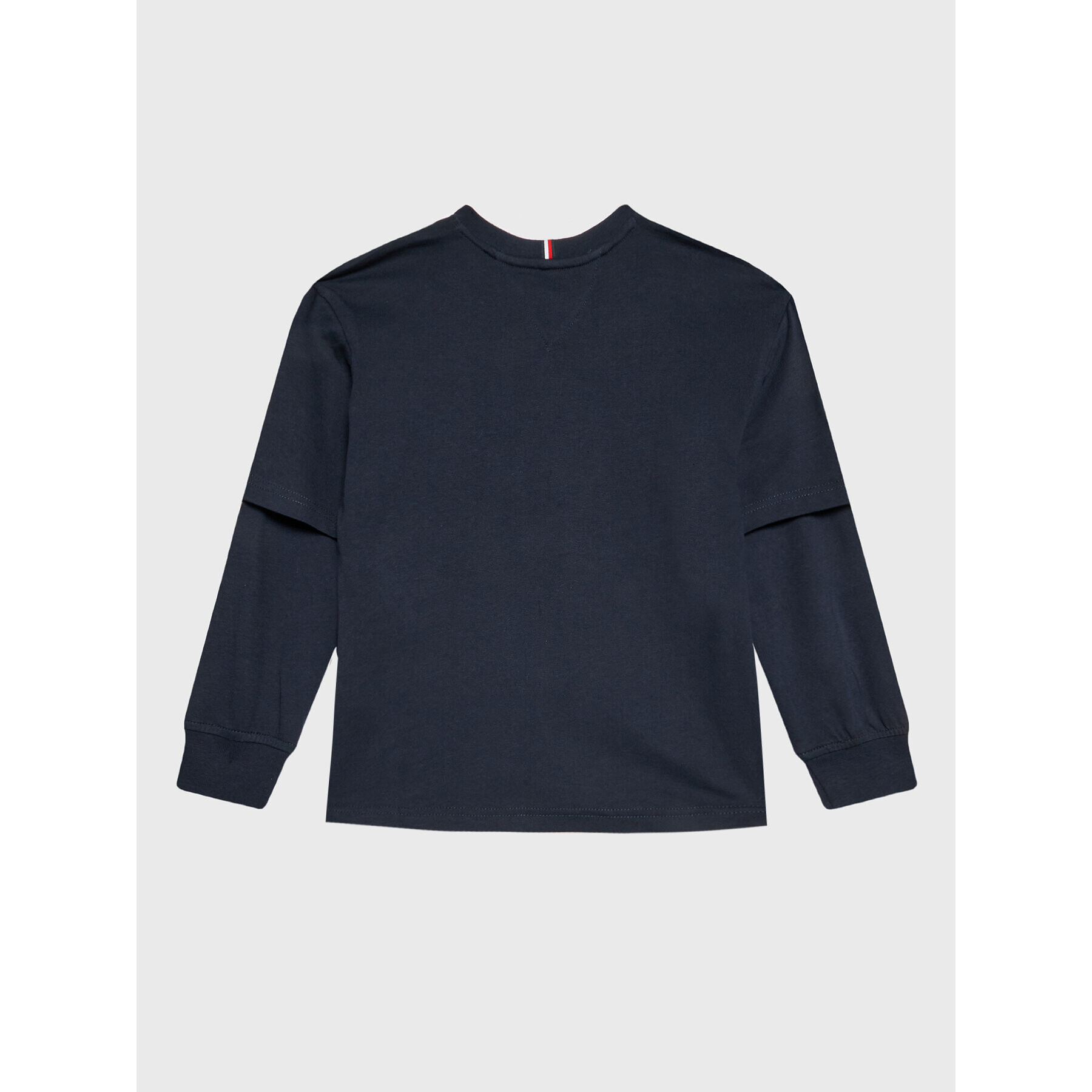 Tommy Hilfiger Blúzka Double Layer KB0KB07793 D Tmavomodrá Regular Fit - Pepit.sk