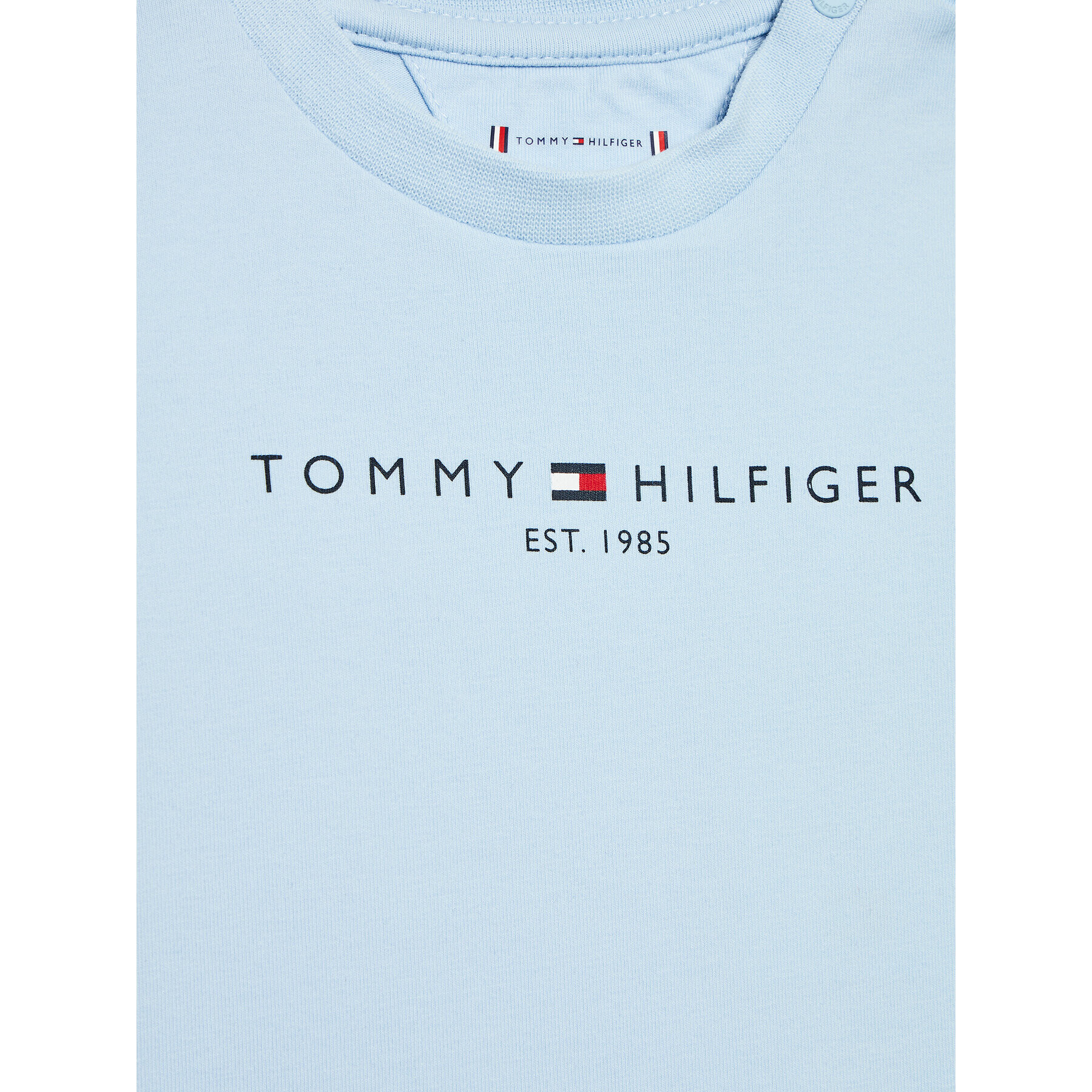 Tommy Hilfiger Blúzka Essential KN0KN01249 Modrá Regular Fit - Pepit.sk