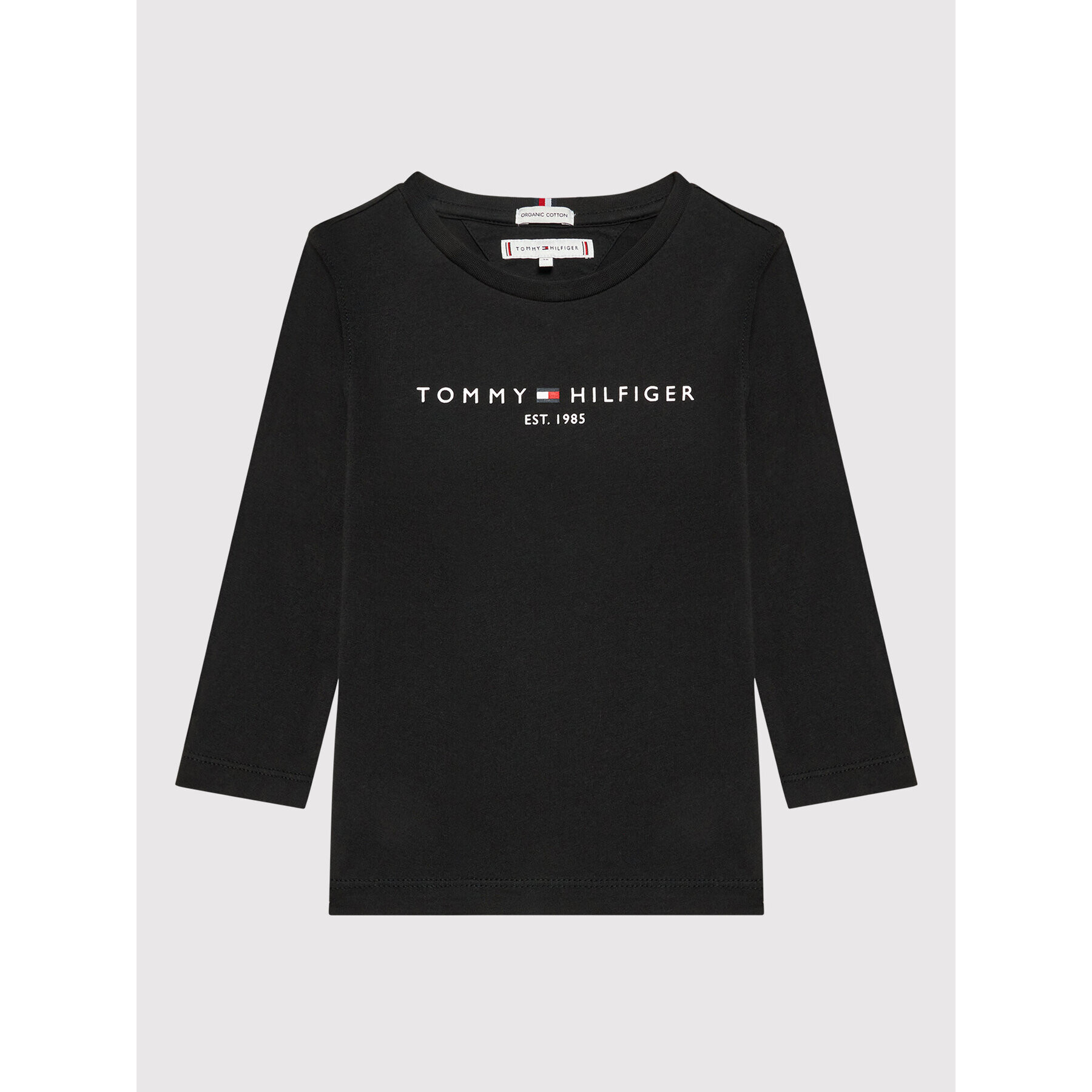 Tommy Hilfiger Blúzka Essential KS0KS00202 D Čierna Regular Fit - Pepit.sk