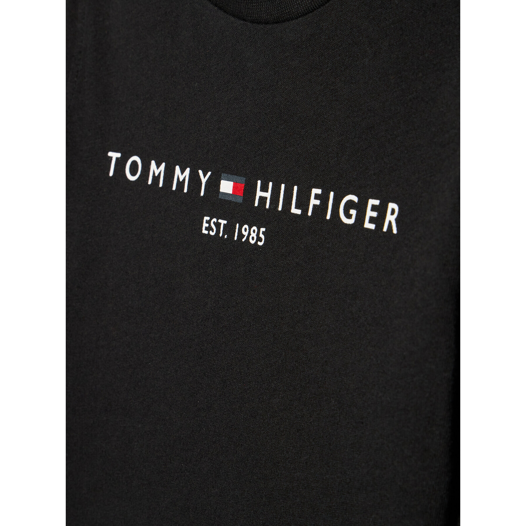 Tommy Hilfiger Blúzka Essential KS0KS00202 D Čierna Regular Fit - Pepit.sk