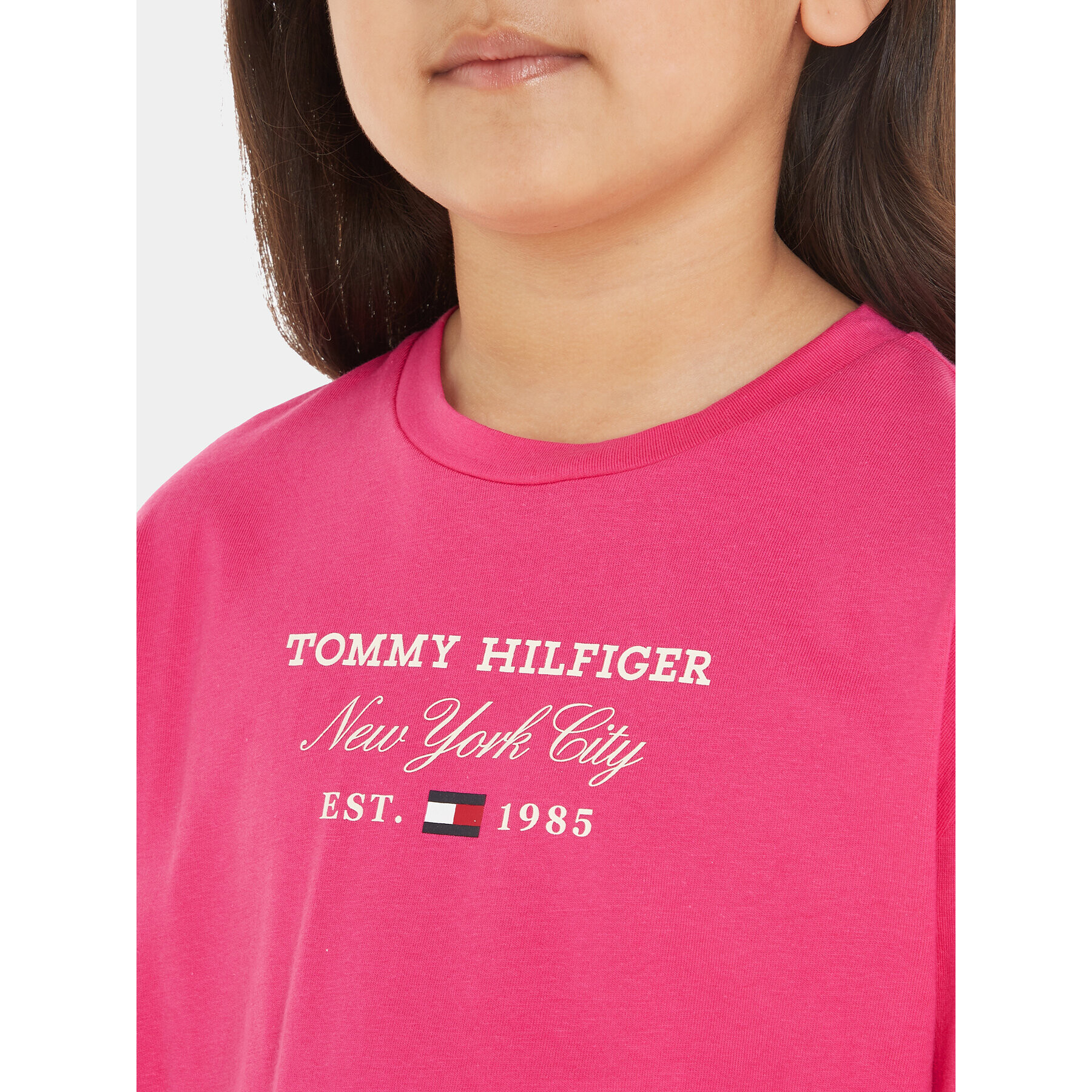 Tommy Hilfiger Blúzka KG0KG07643 S Ružová Regular Fit - Pepit.sk