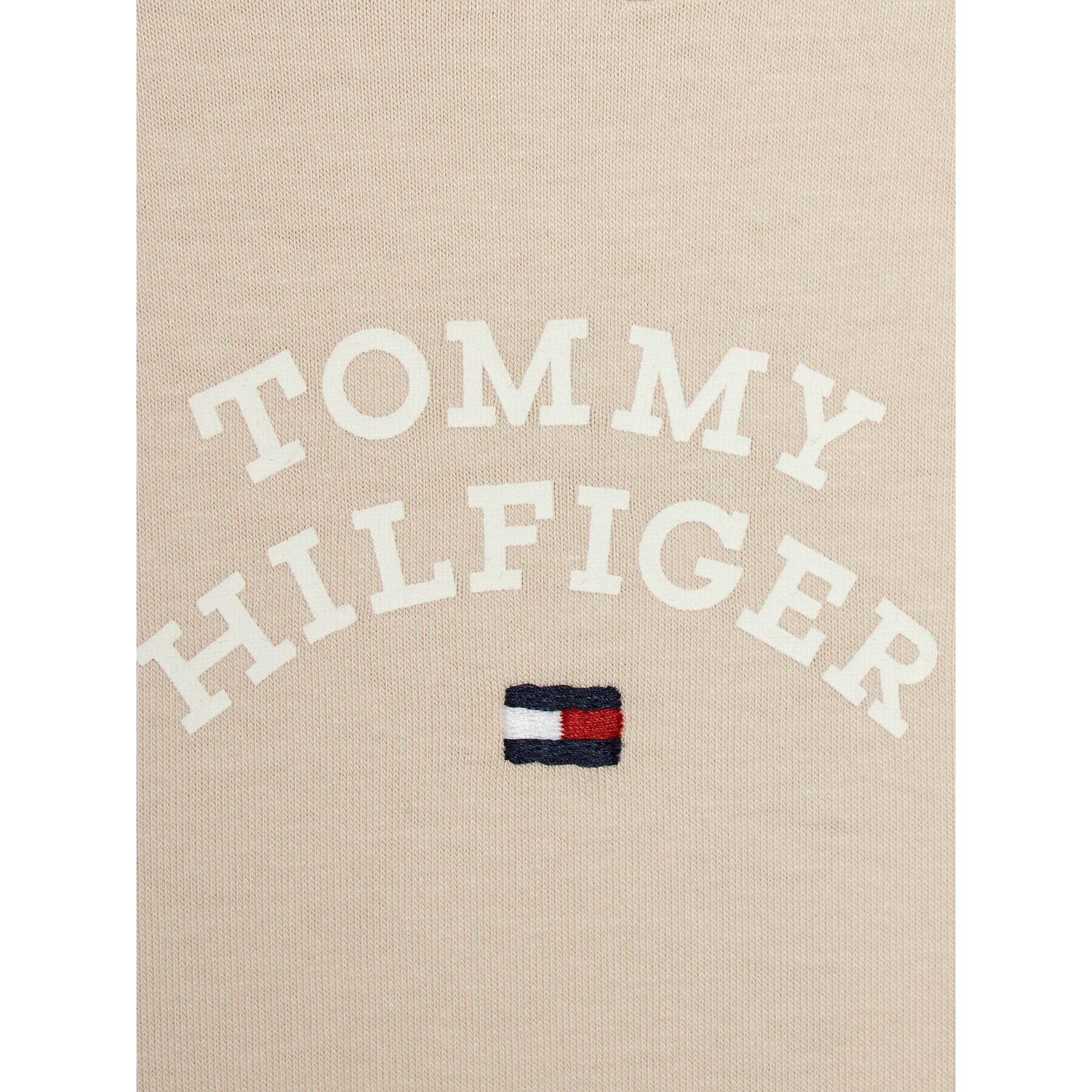 Tommy Hilfiger Blúzka KN0KN01736 Écru Regular Fit - Pepit.sk