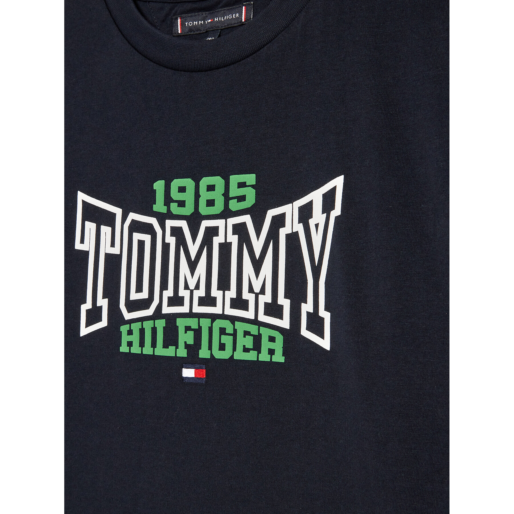 Tommy Hilfiger Blúzka Varisty KB0KB08429 M Tmavomodrá Regular Fit - Pepit.sk