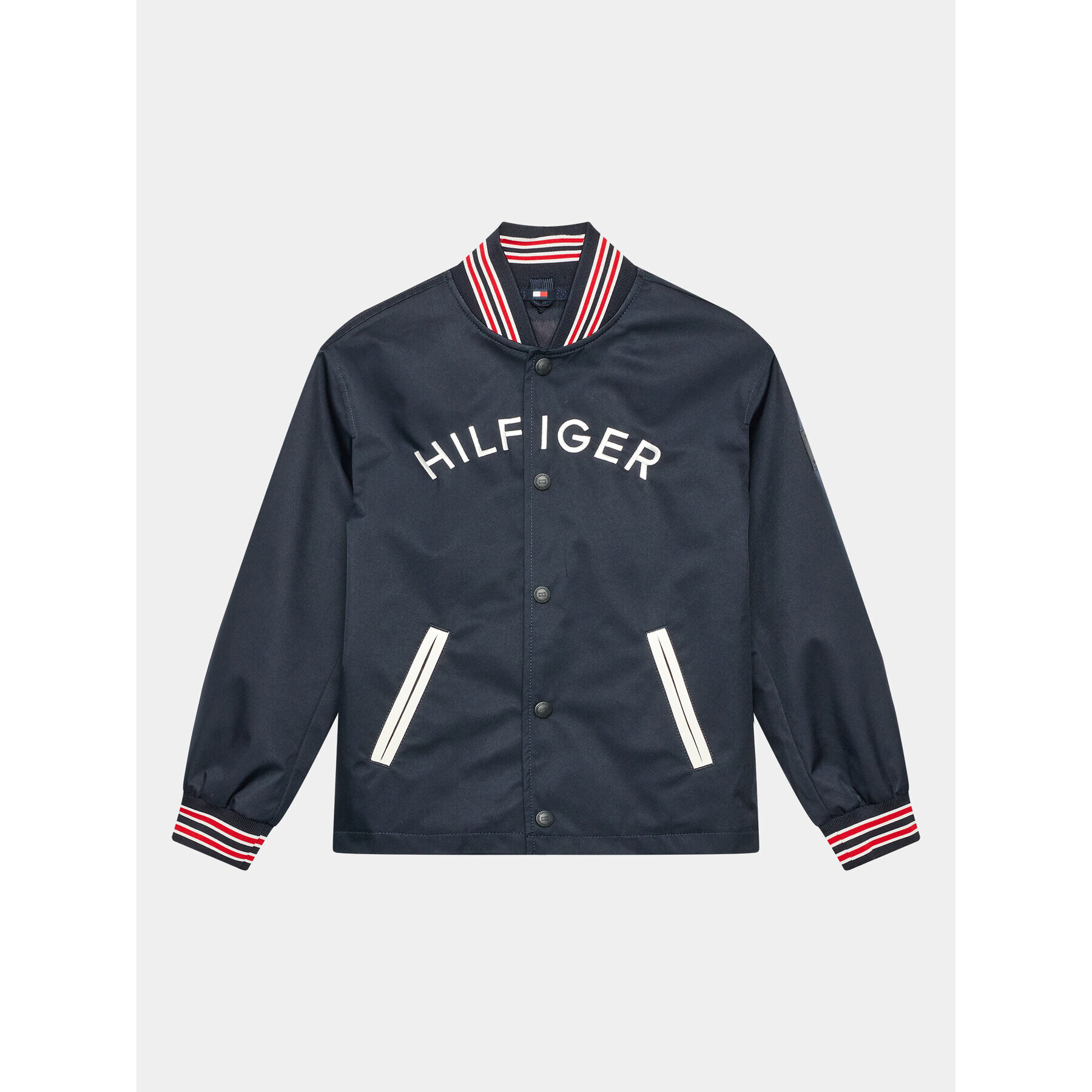 Tommy Hilfiger Bundy bomber KB0KB08225 Tmavomodrá Regular Fit - Pepit.sk