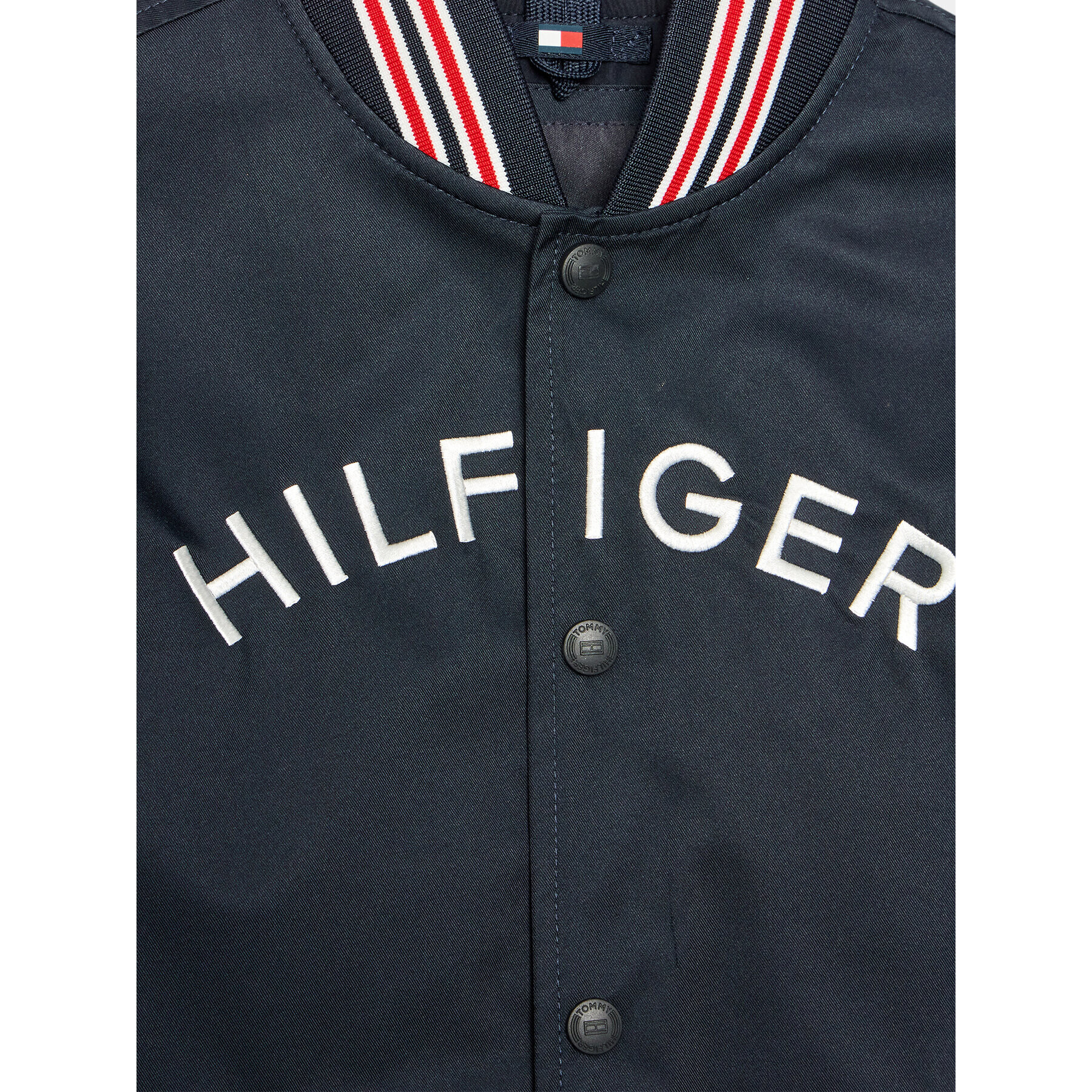 Tommy Hilfiger Bundy bomber KB0KB08225 Tmavomodrá Regular Fit - Pepit.sk