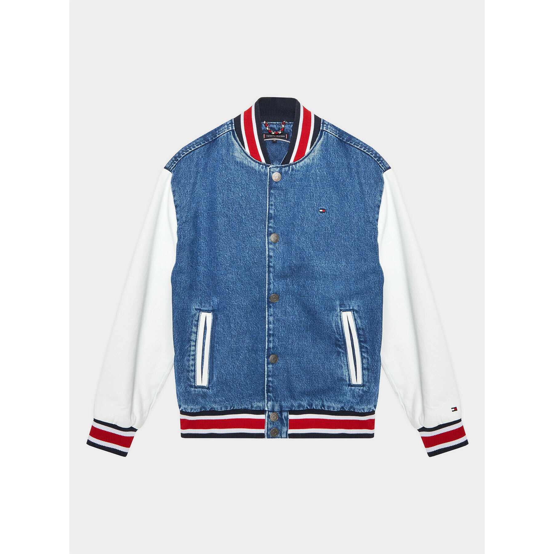 Tommy Hilfiger Bundy bomber Varsity KB0KB08137 D Modrá Regular Fit - Pepit.sk