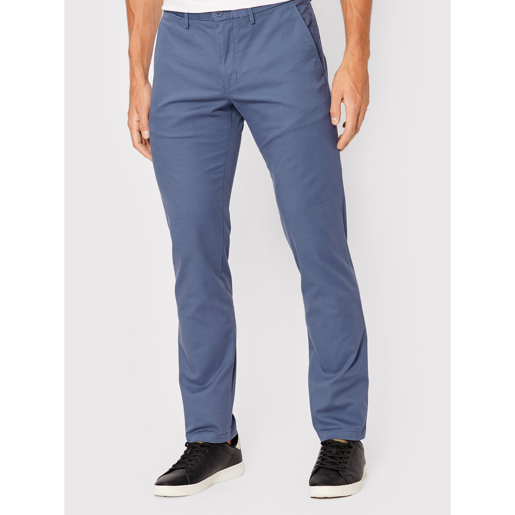 Tommy Hilfiger Chino nohavice Bleecker MW0MW26619 Modrá Slim Fit - Pepit.sk